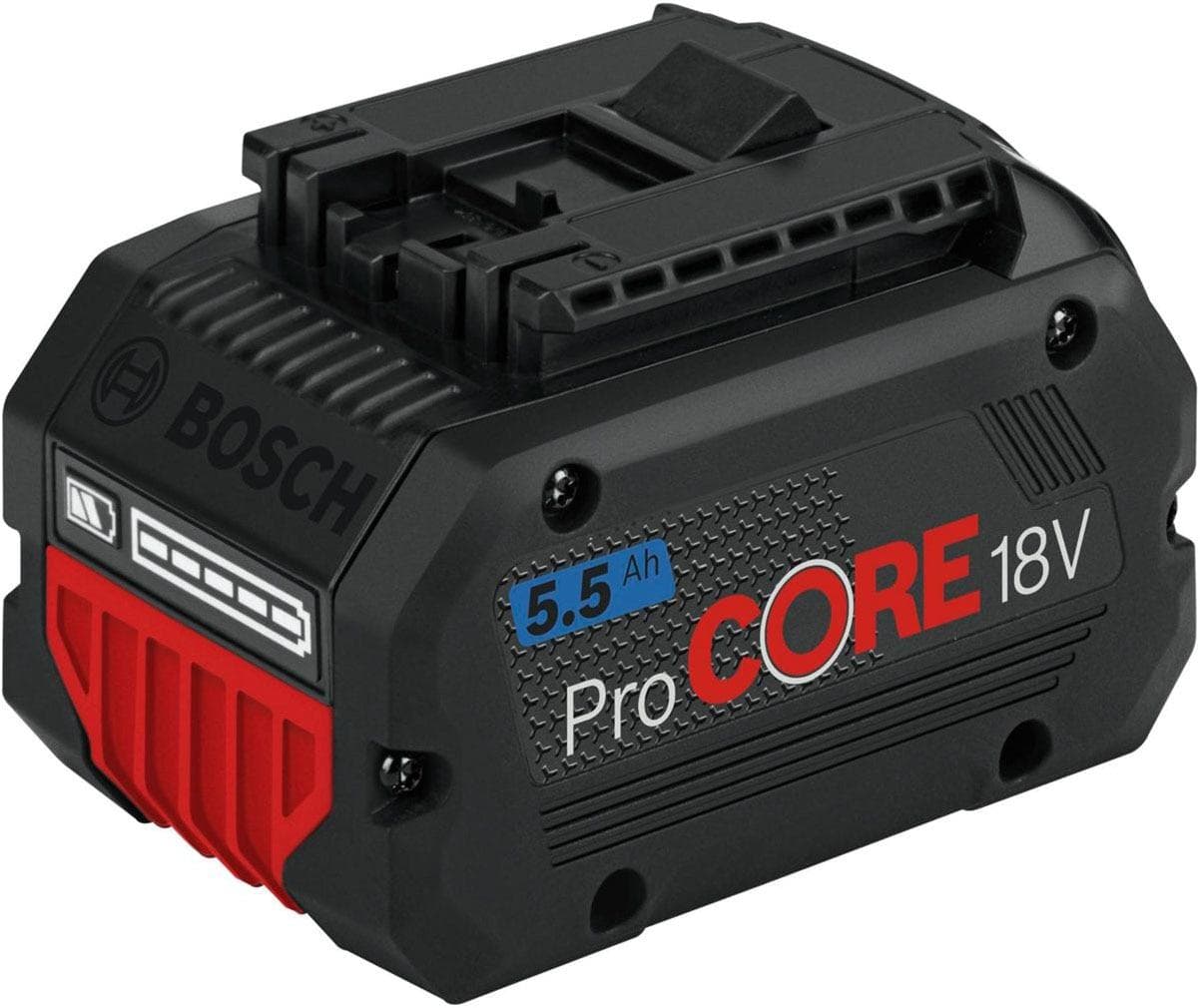 Bosch ProCORE18V 5.5Ah Professional Akku Schwarz COOLPACK 2.0-Technologie