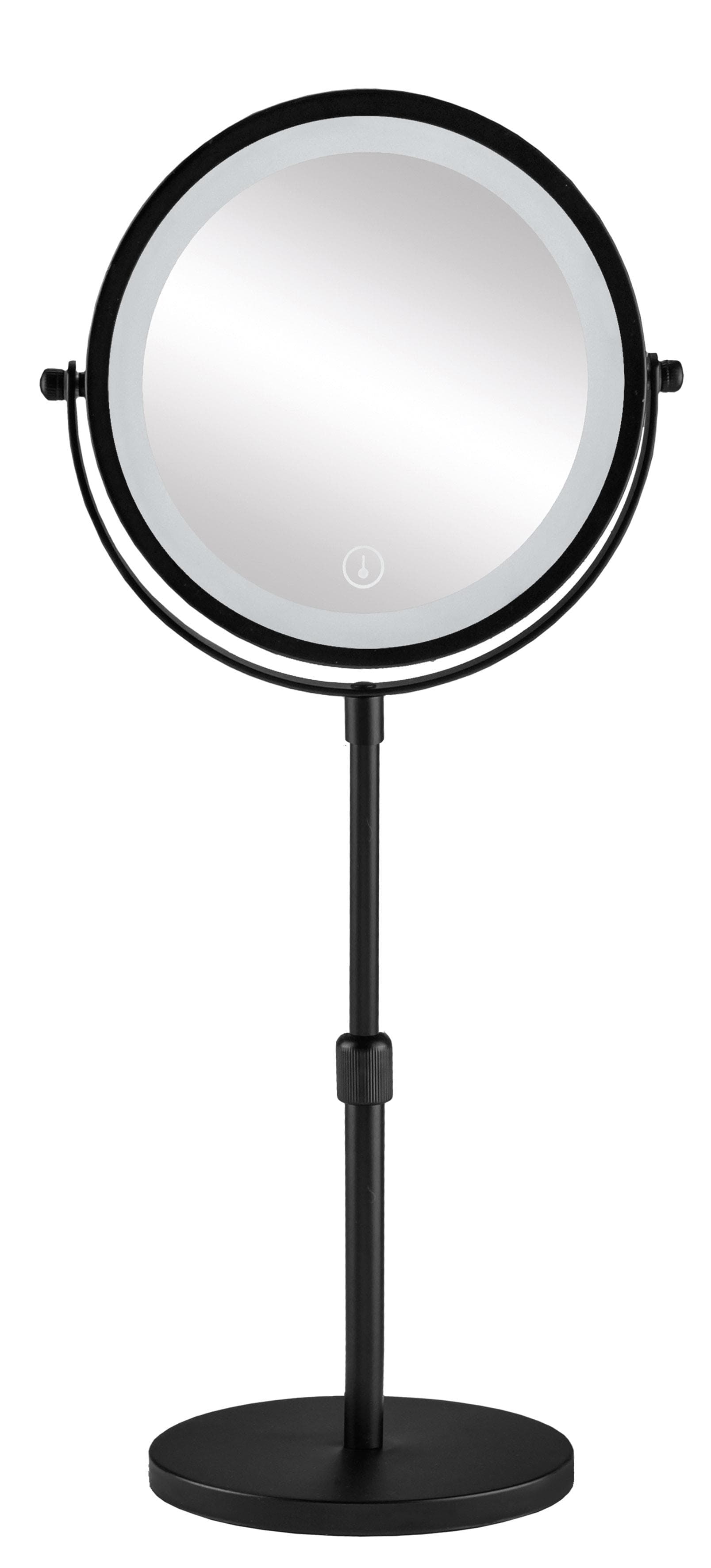 LED-Lichtspiegel KLEINE WOLKE Level Mirror Schwarz