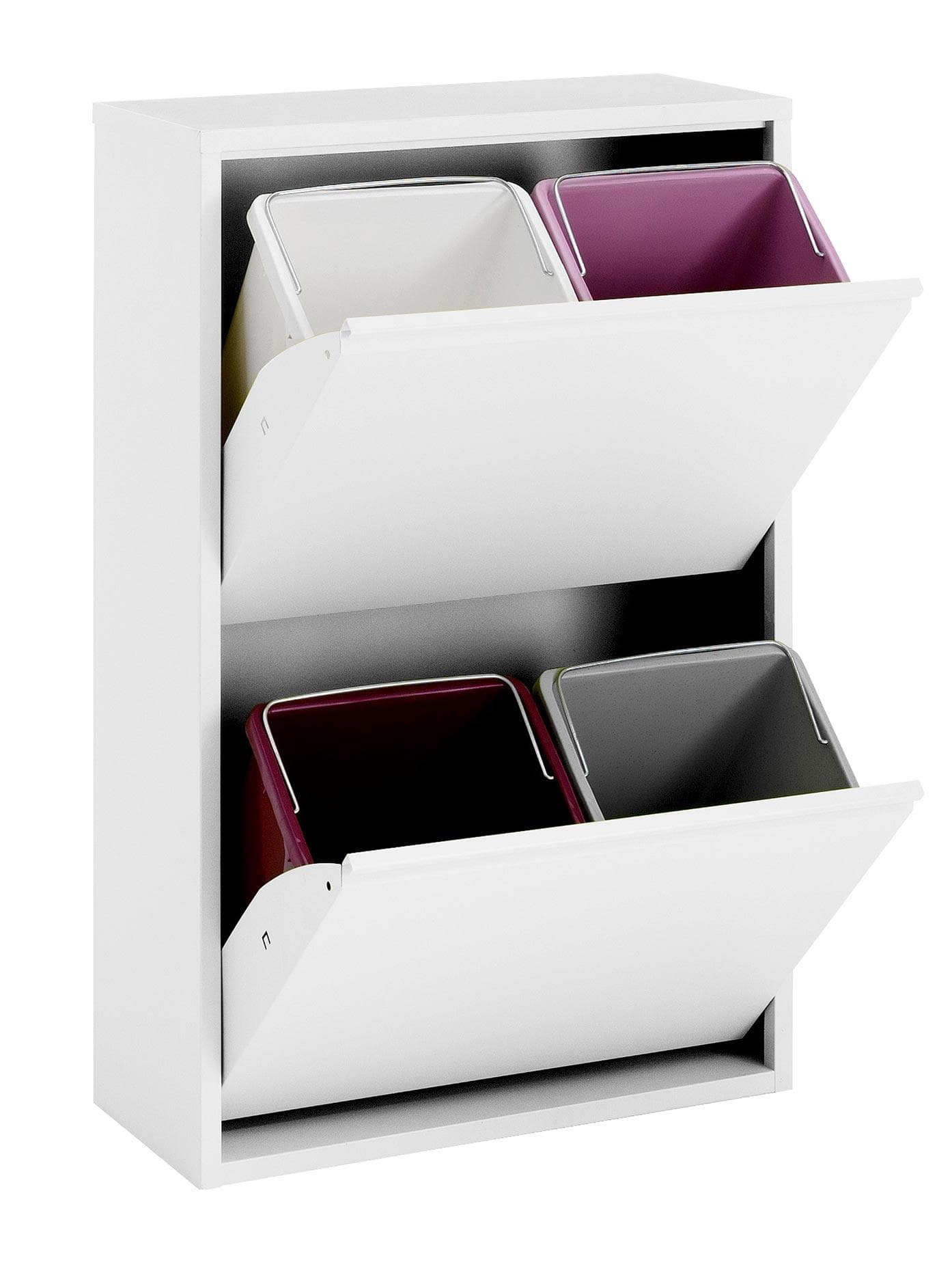 Mülleimer HEINE HOME Weiß Mülltrenner