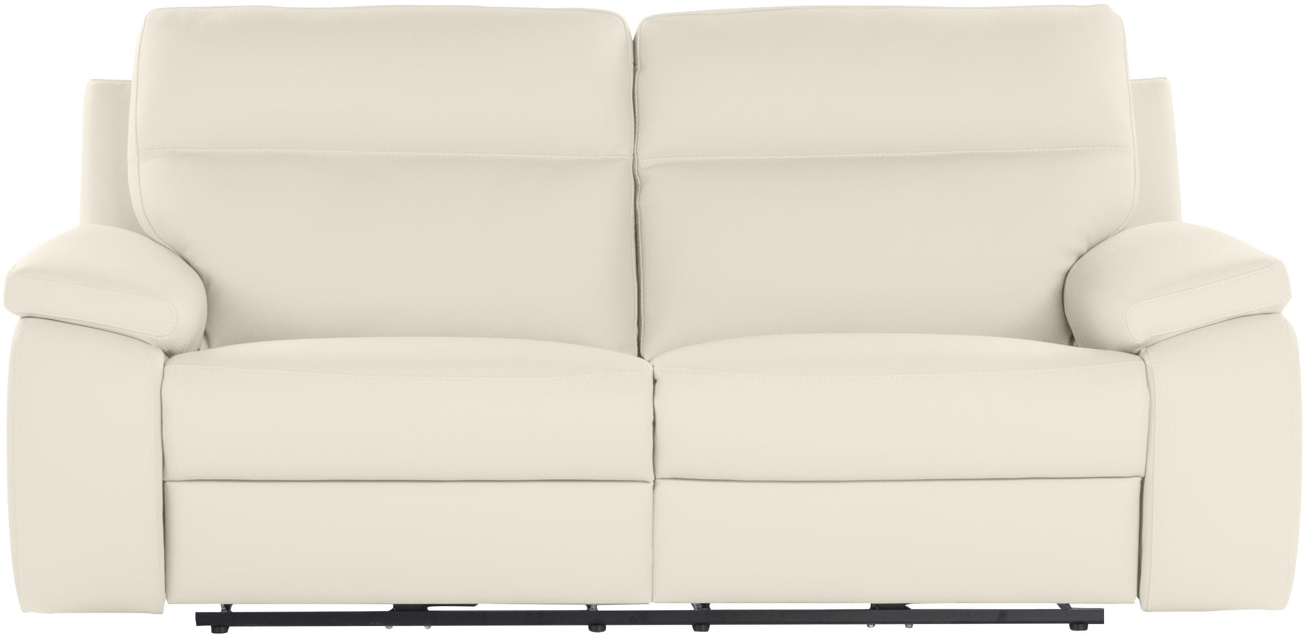 CALIA ITALIA Primo 3-Sitzer Sofa Weiß Leder Elektrische Relaxfunktion