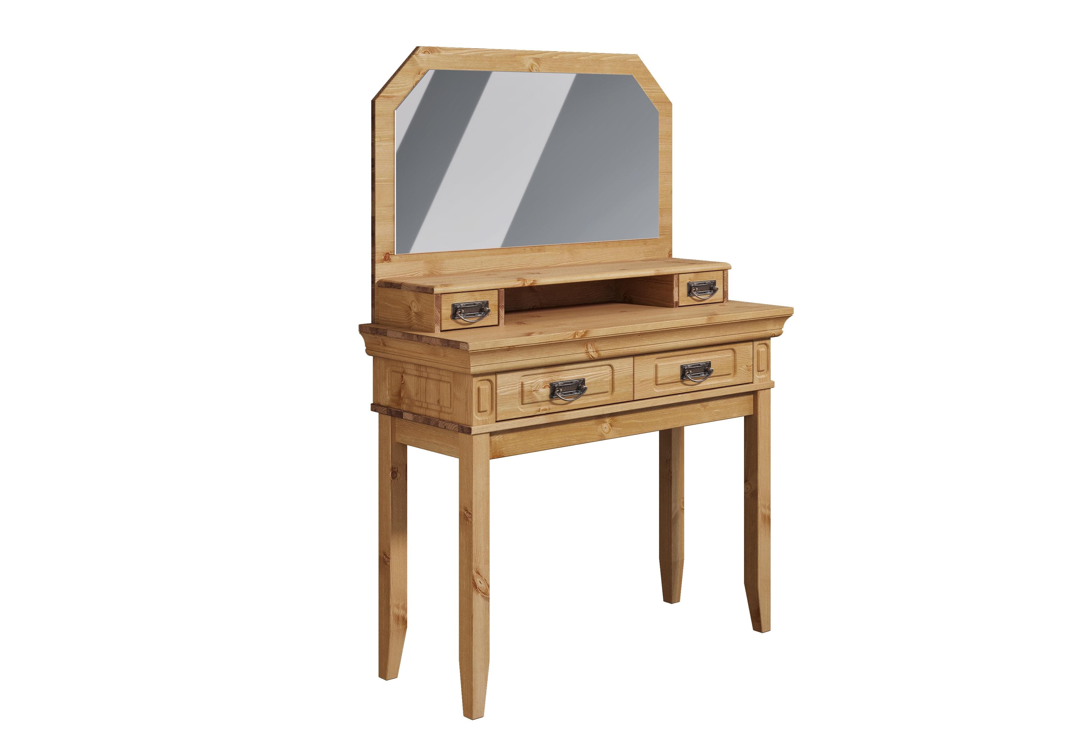 OTTO HOME Schminktisch Vinales Kiefer Beige mit Spiegel
