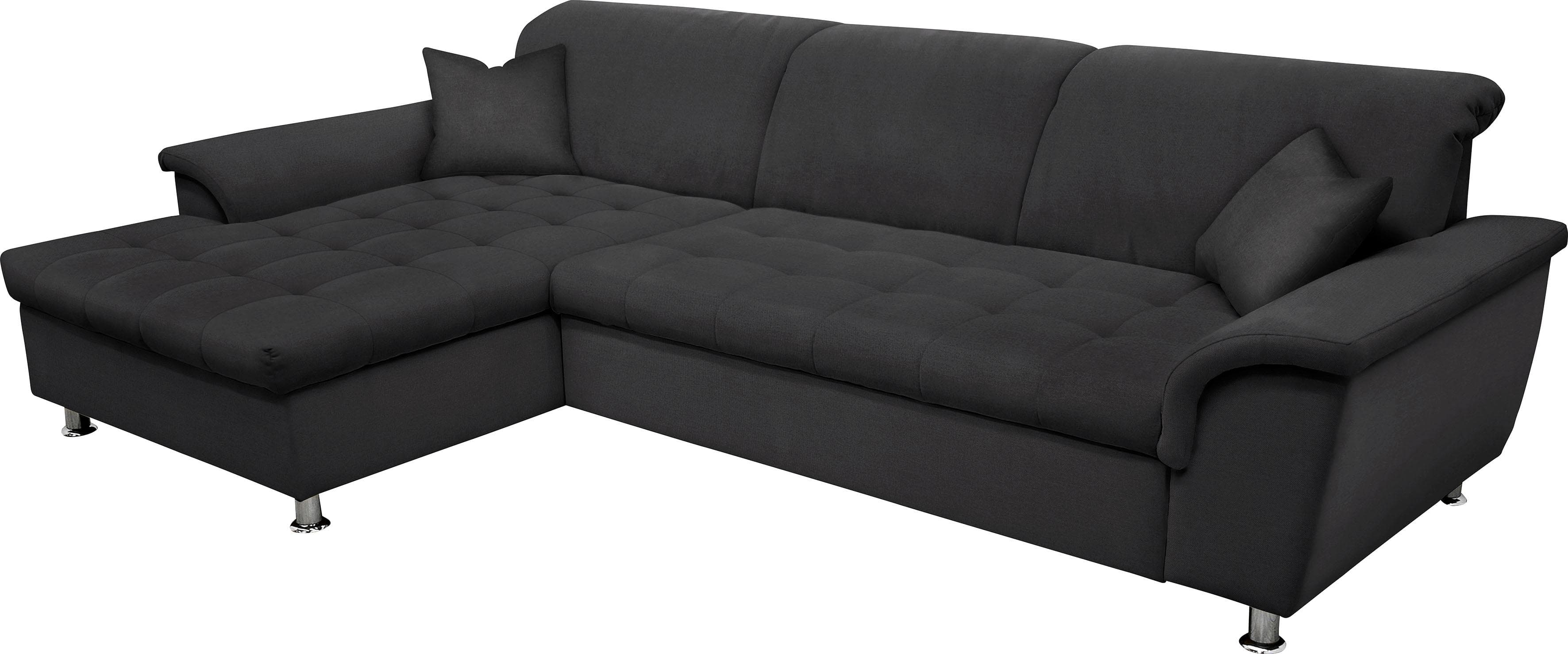 DOMO collection Ecksofa Franzi Beige/Grau