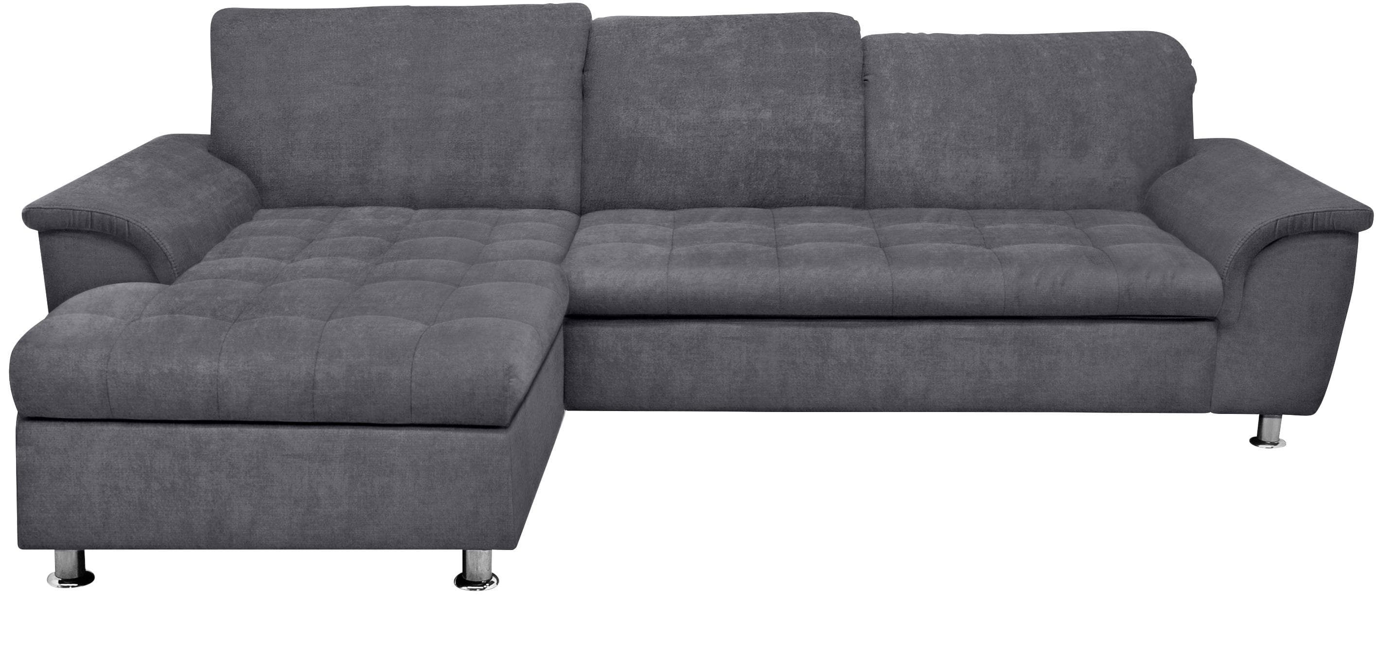 DOMO collection Ecksofa Franzi Beige/Grau