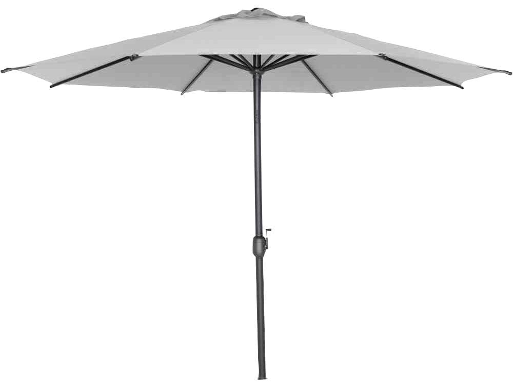 SIENA GARDEN Marktschirm Isa Mittelstockschirm Grau 300 cm