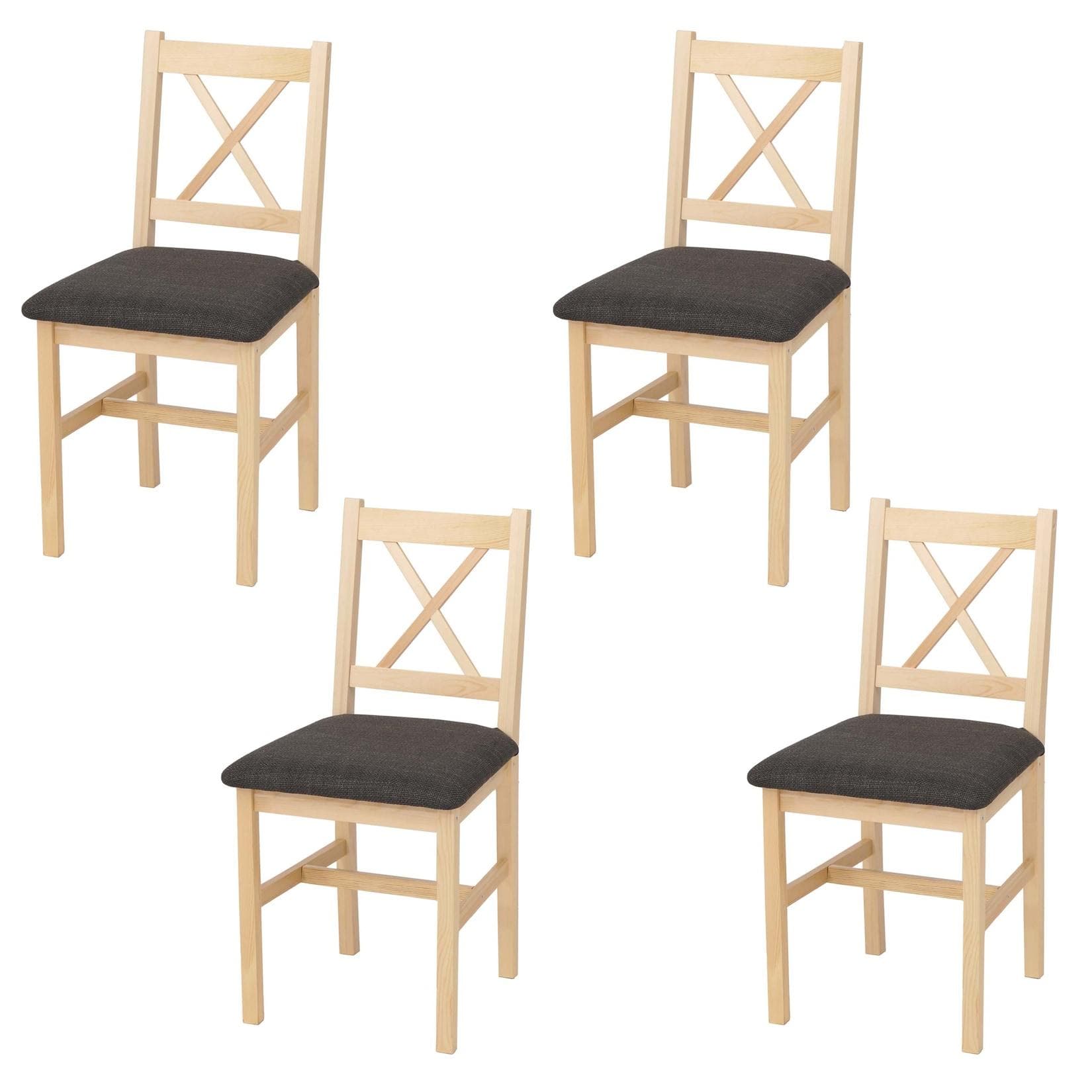 MCW Esszimmerstuhl MCW-F77-S4 (Set, 4 St) Massives Holz