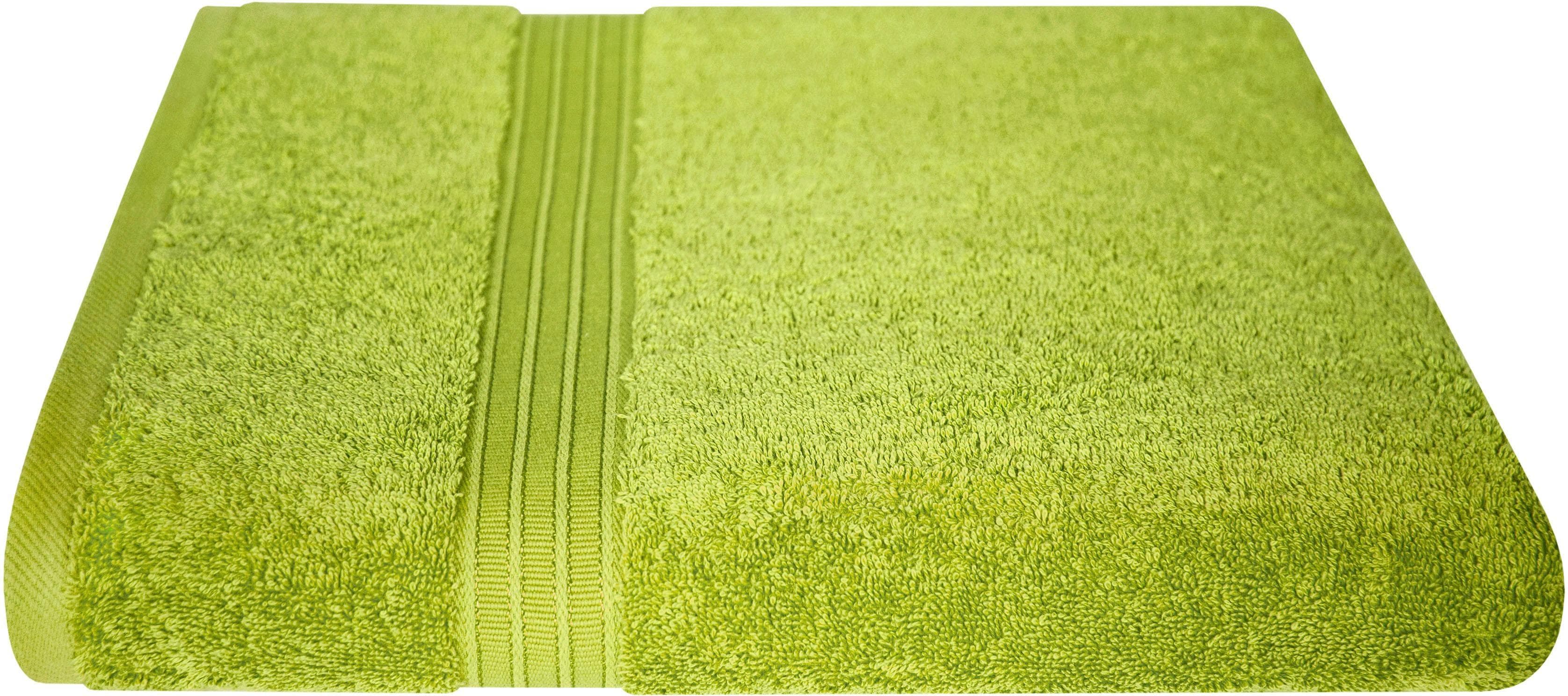 DYCKHOFF Badetuch Siena Apfel Walkfrottier 100% Baumwolle