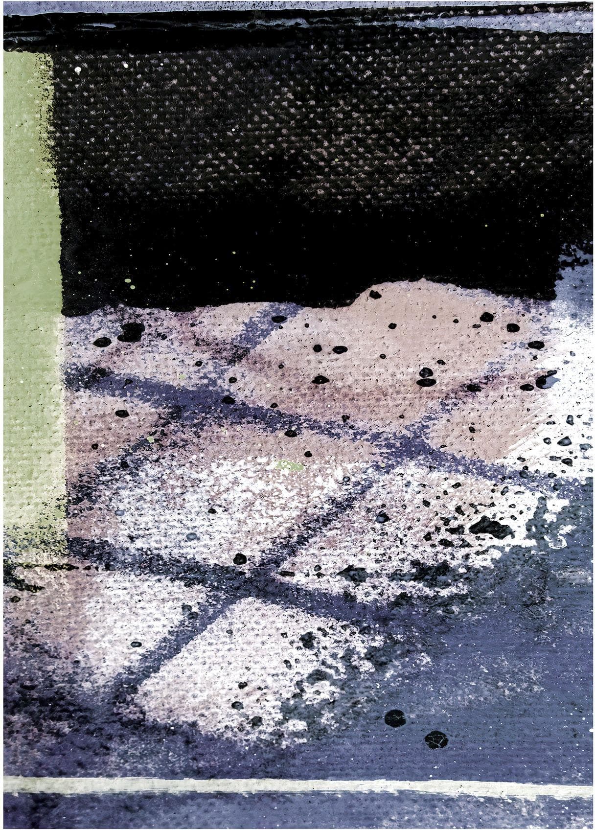 KOMAR Wandbild "Colorful Teatrale" Blau