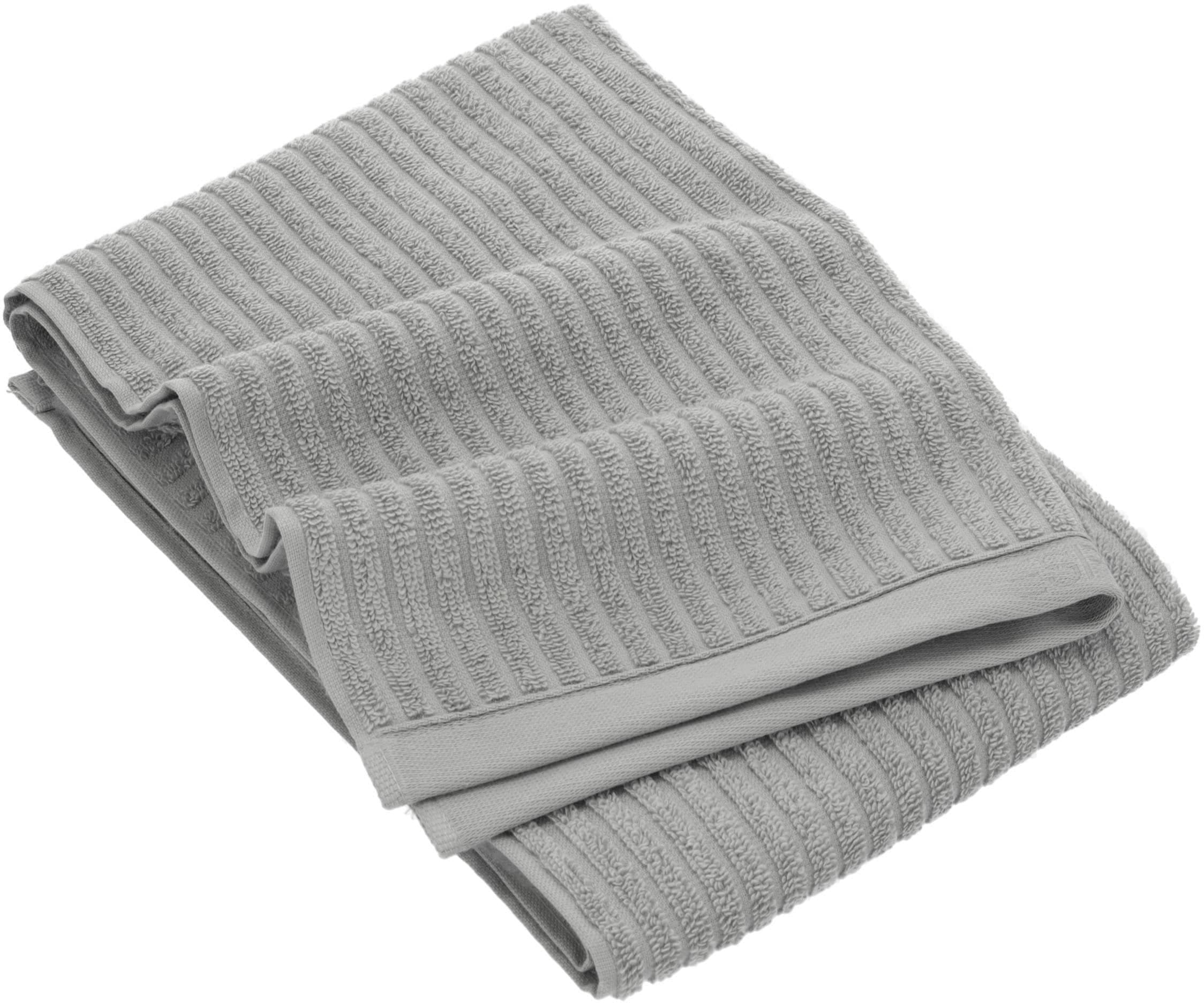 Handtuch ESPRIT Modern Lines Grau 100% Baumwolle