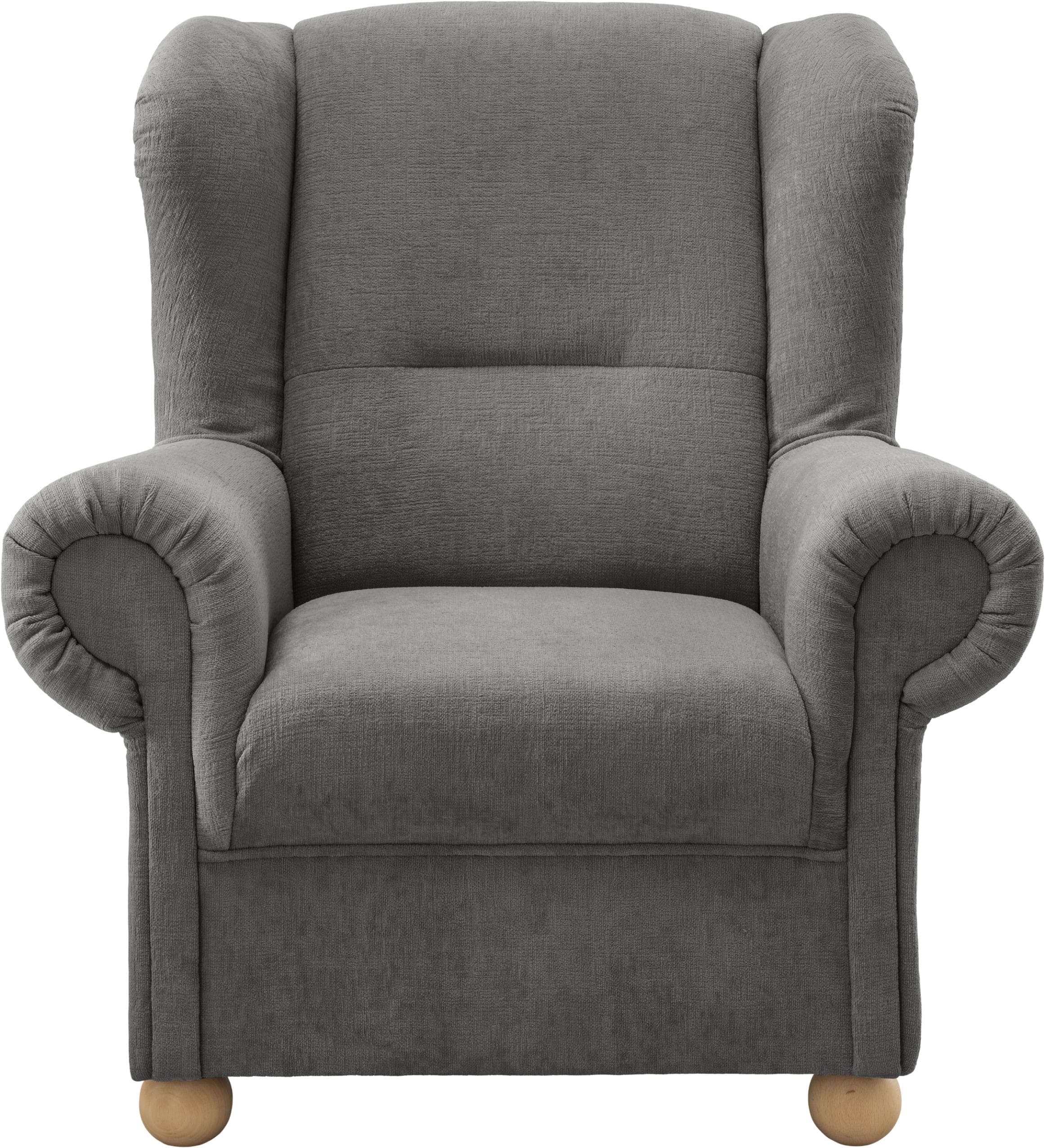 Ohrensessel HOME AFFAIRE Torello Grau Braun