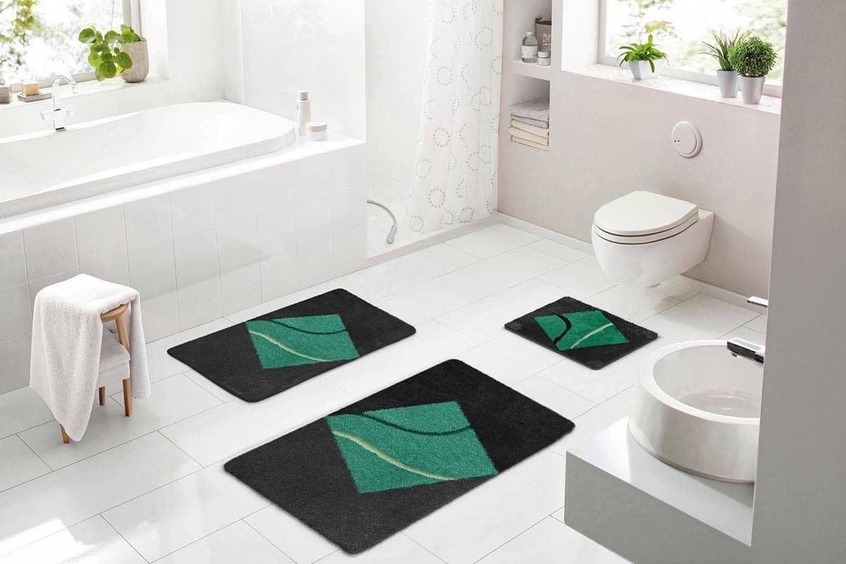 Batex Nima Badematte: Rutschhemmend, Fußbodenheizungsgeeignet, Polyacryl