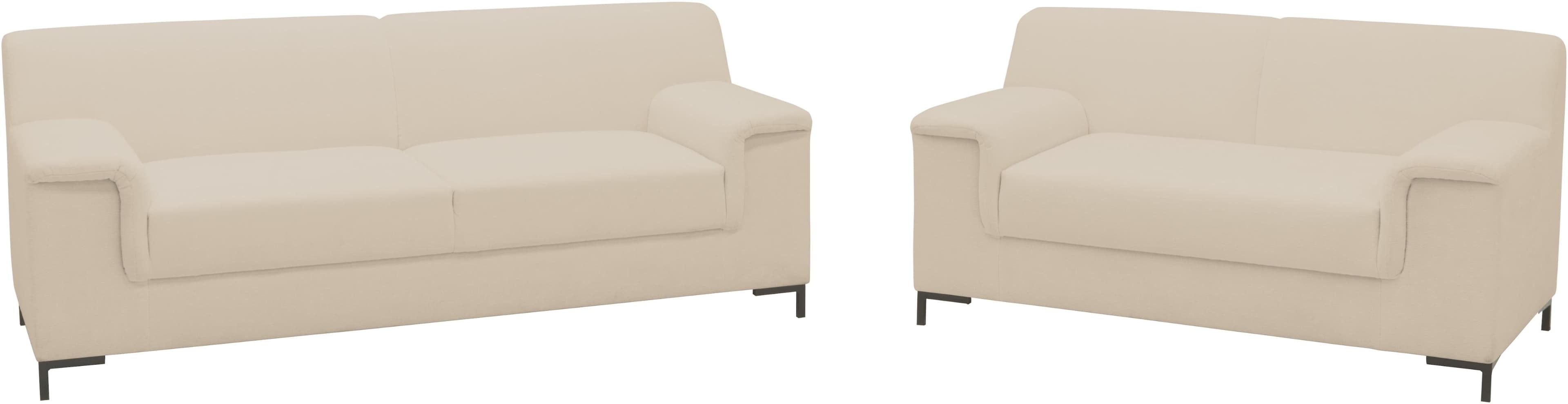 Polstergarnitur HOME AFFAIRE Jamie 2 Beige 2-teilig