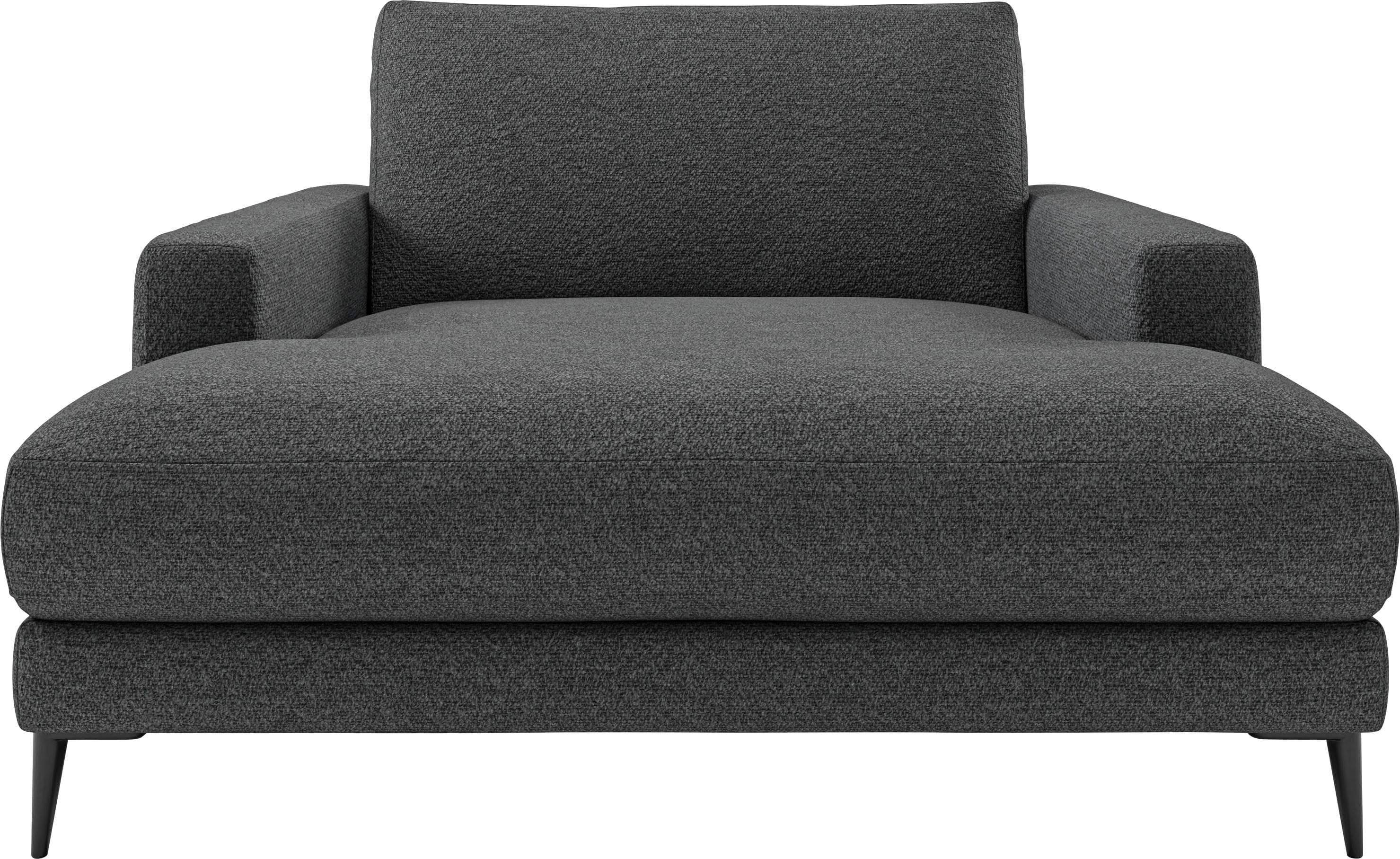 Chaiselongue zum Relaxen in Bouclé, Cord & Easy Care