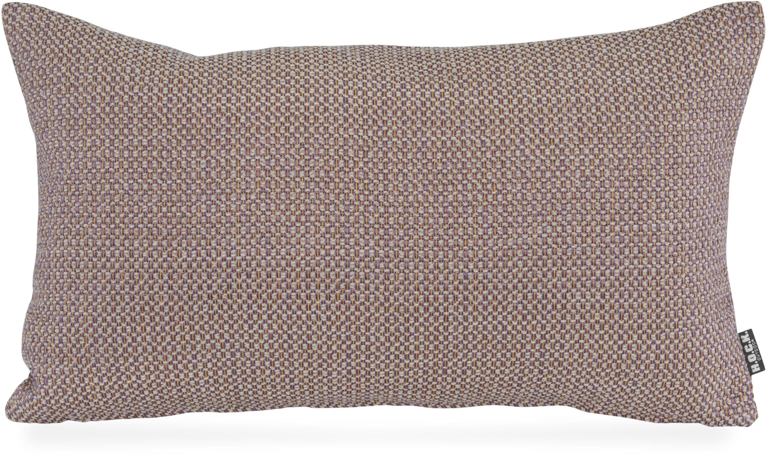 H.O.C.K. Linova Outdoorkissen Lila Gemustert 50x30cm