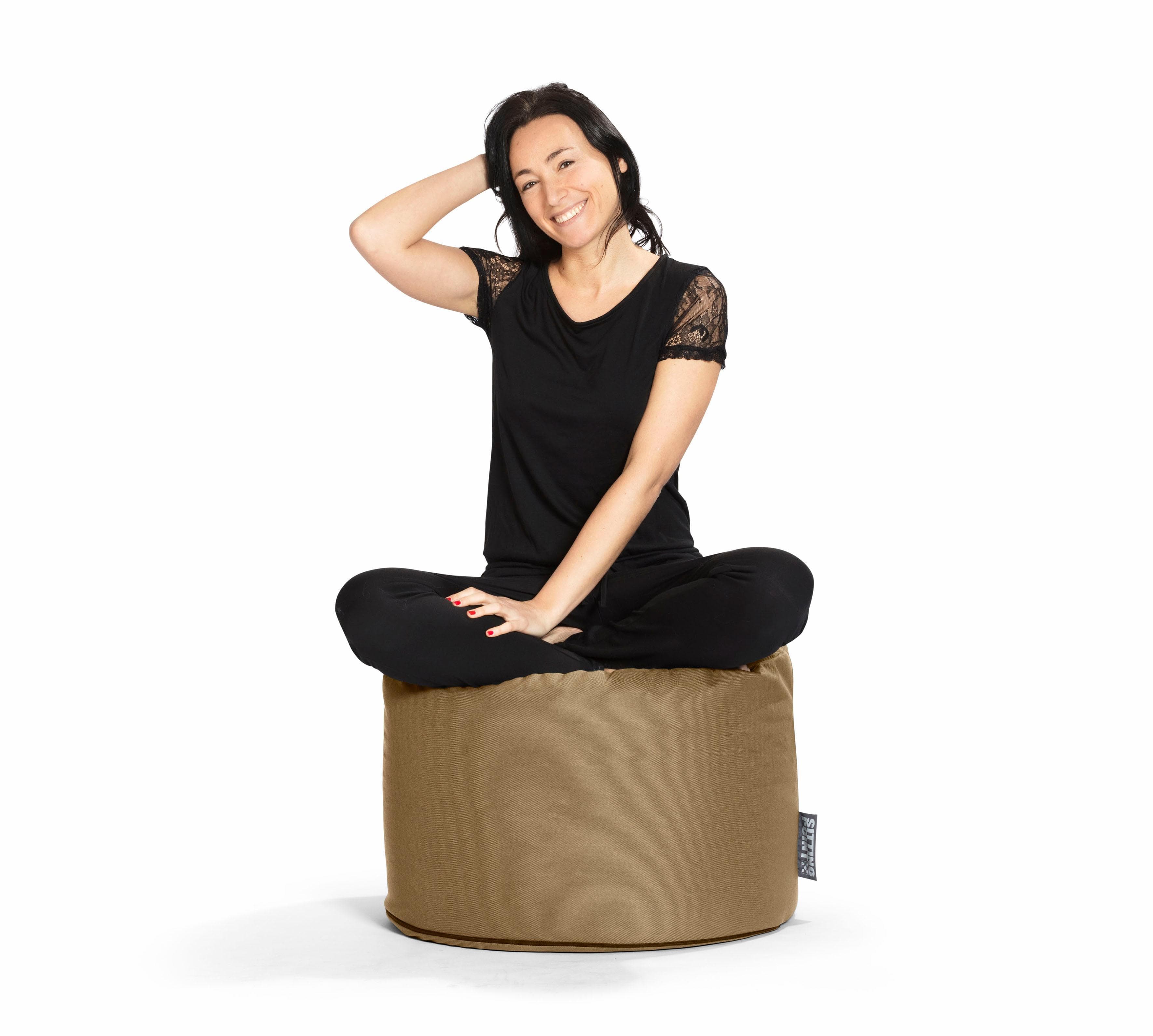 SITTING POINT Sitzsack "Sitzhocker DotCom OUTSIDE" Braun Outdoorfähig