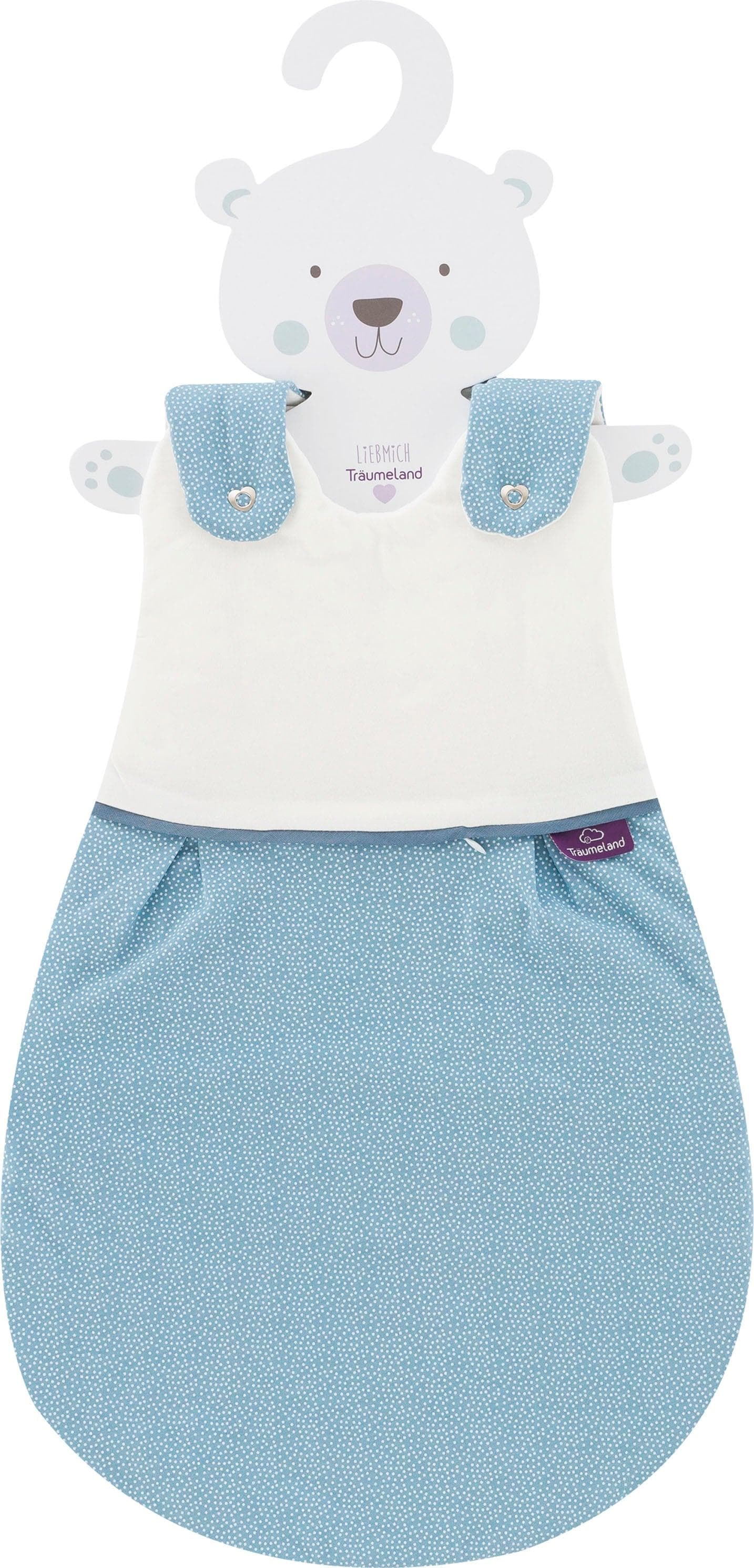 Träumeland Babyschlafsack LIEMBICH Punkte Blau