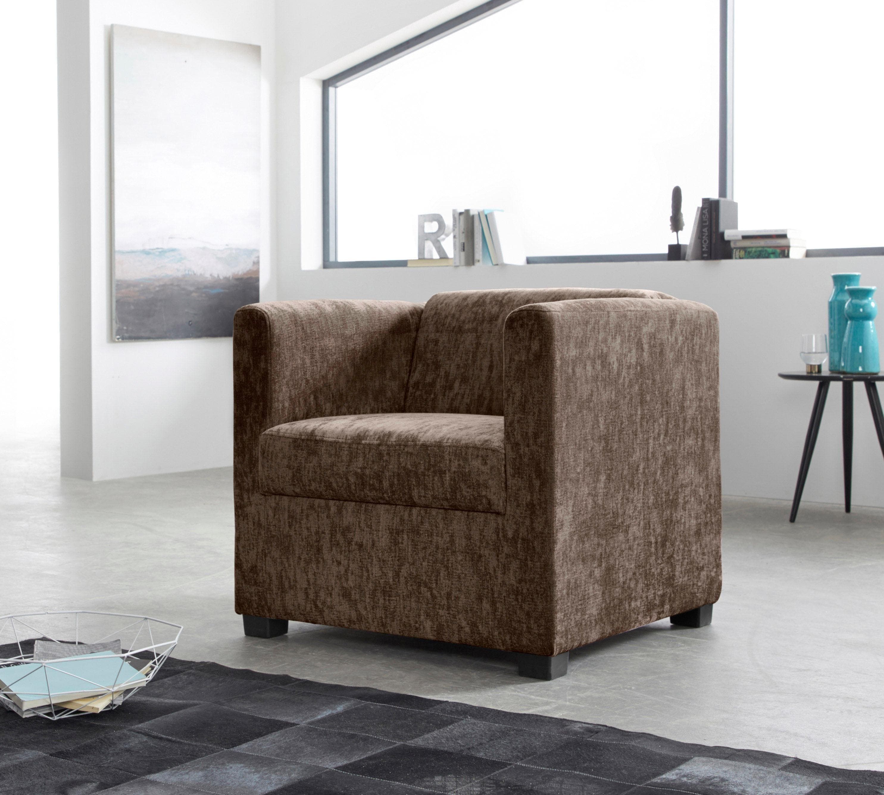 Home Affaire Sessel Bob Braun Luxus-Microfaser Loungesessel