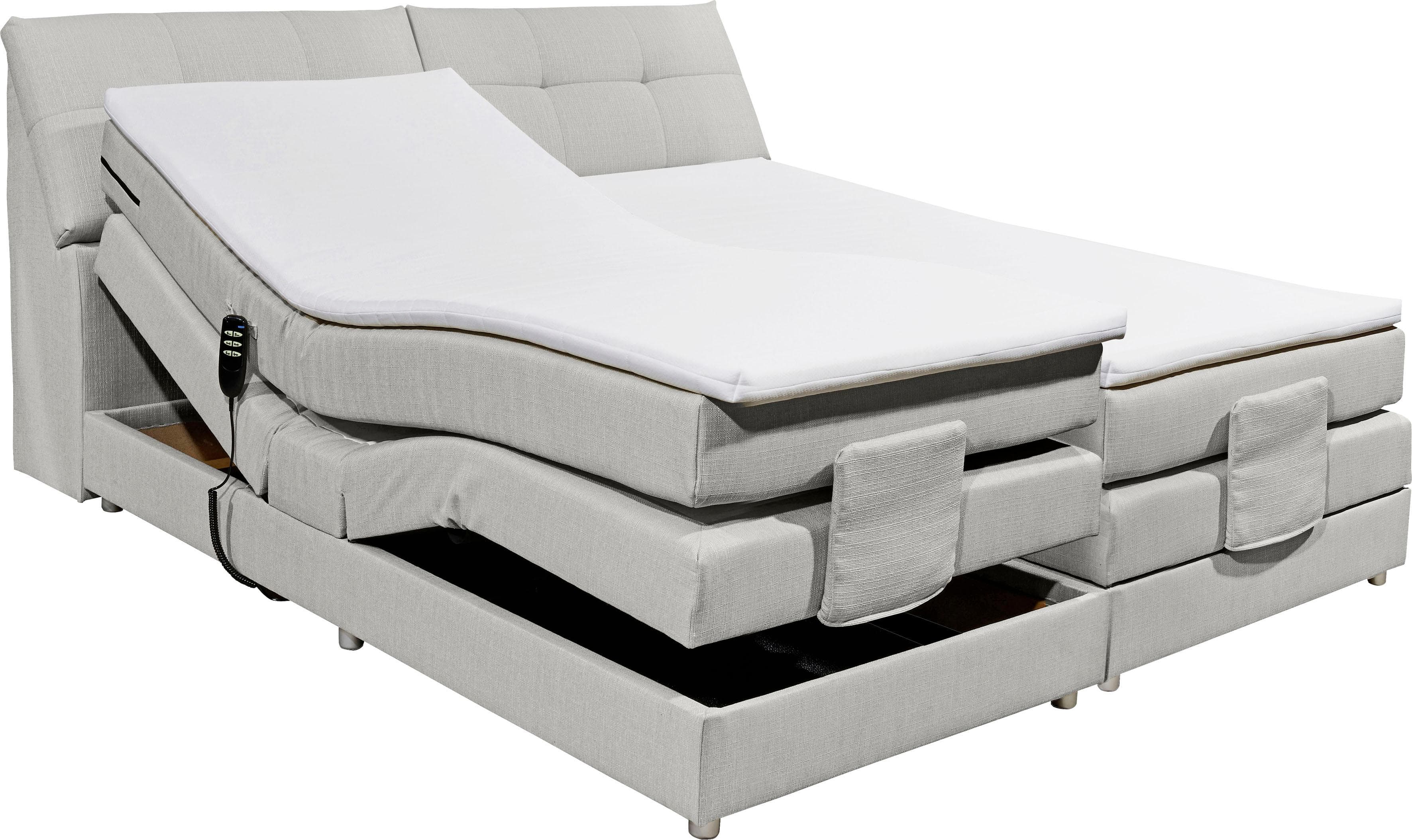 Boxspringbett Carpino 180x200 cm mit Motor und Stauraum