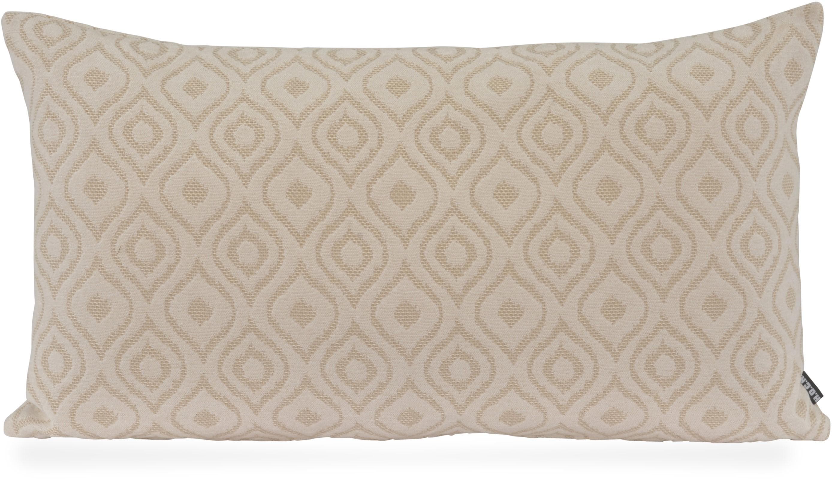 H.O.C.K. Sofakissen Greta Beige Gemustert 70x40cm