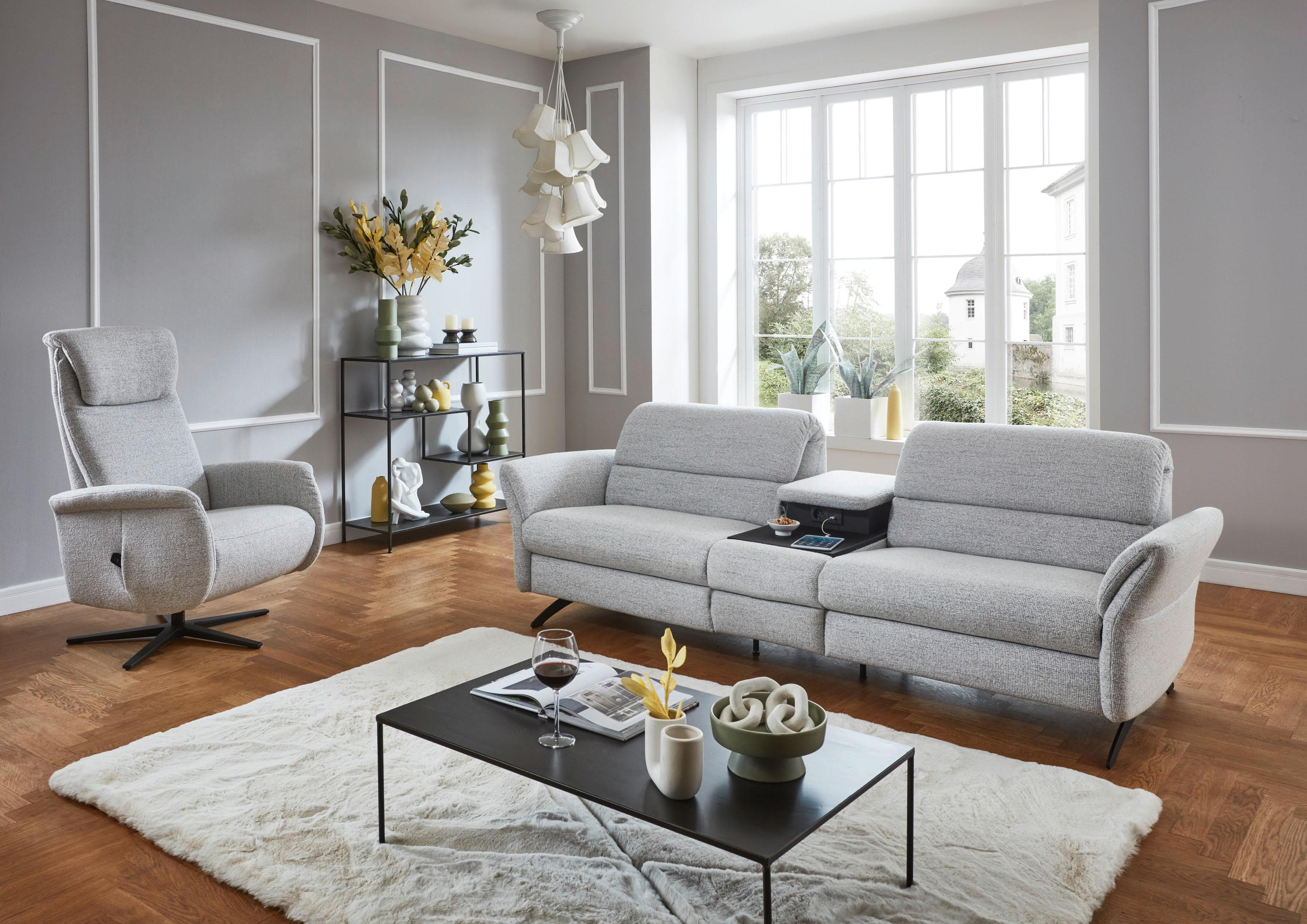 Home Affaire Bellaria 3-Sitzer Sofa mit Relaxfunktion und Zwischenelement