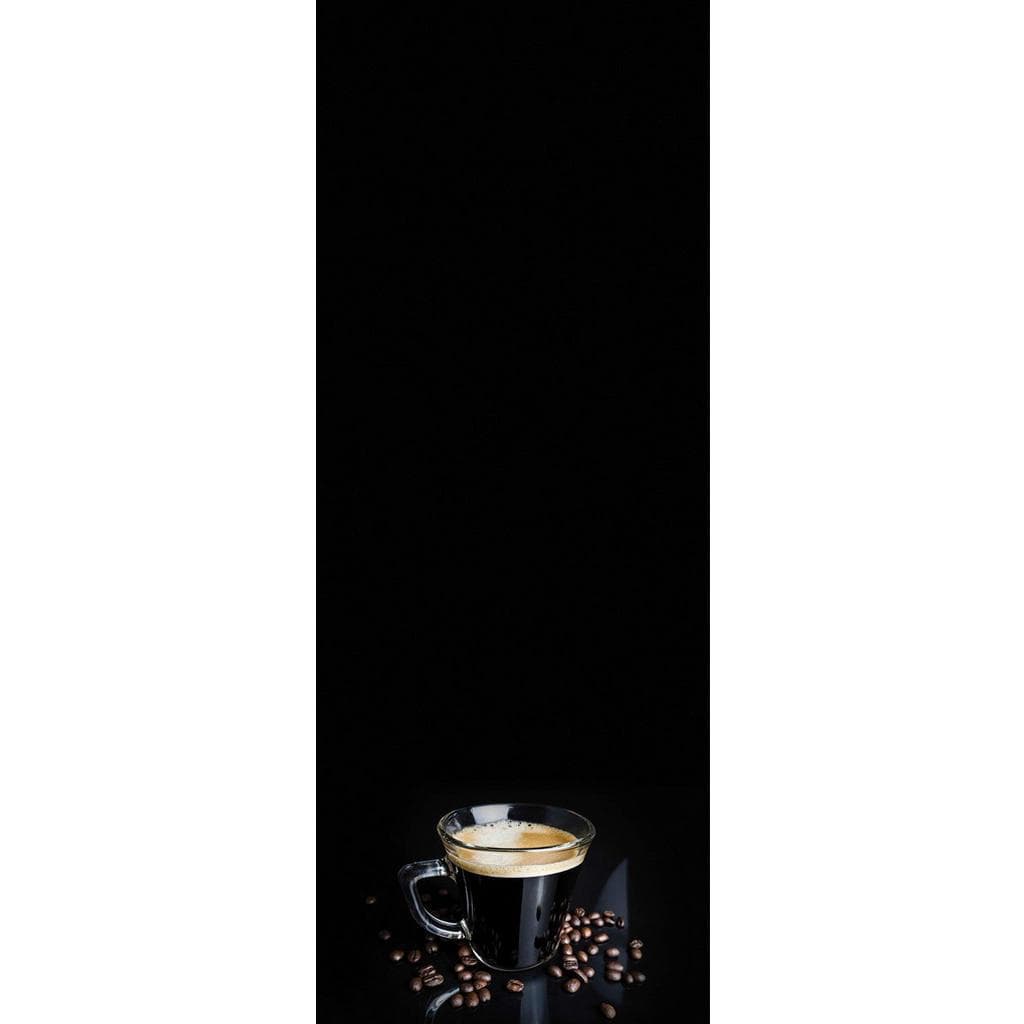 Euroart Magnettafel Braun Schwarz Glas 30x80x1.5 cm