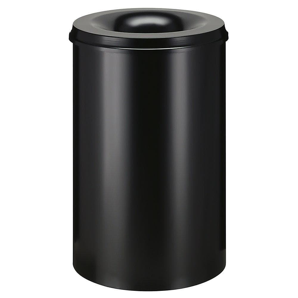V-Part Feuerlöschender Papierkorb 110 Liter offen Schwarz