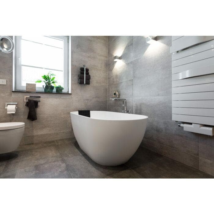 Riho Bilbao freistehende Badewanne 150x75 cm Solid Surface