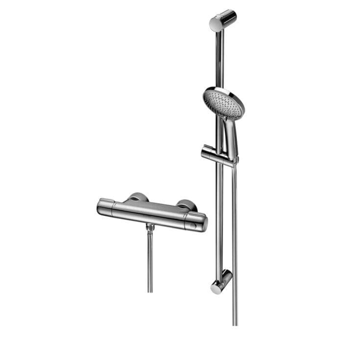 Schell Modus MD-T Duscharmatur 021860699 mit Brausegarnitur ThermoProtect Thermostat
