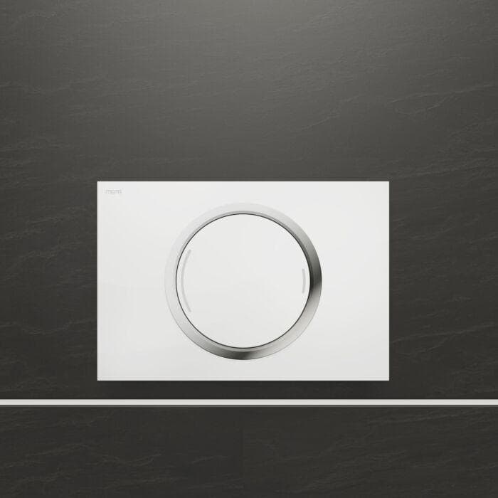 MEPA Zero Betätigungsplatte 421857 Glas Weiß