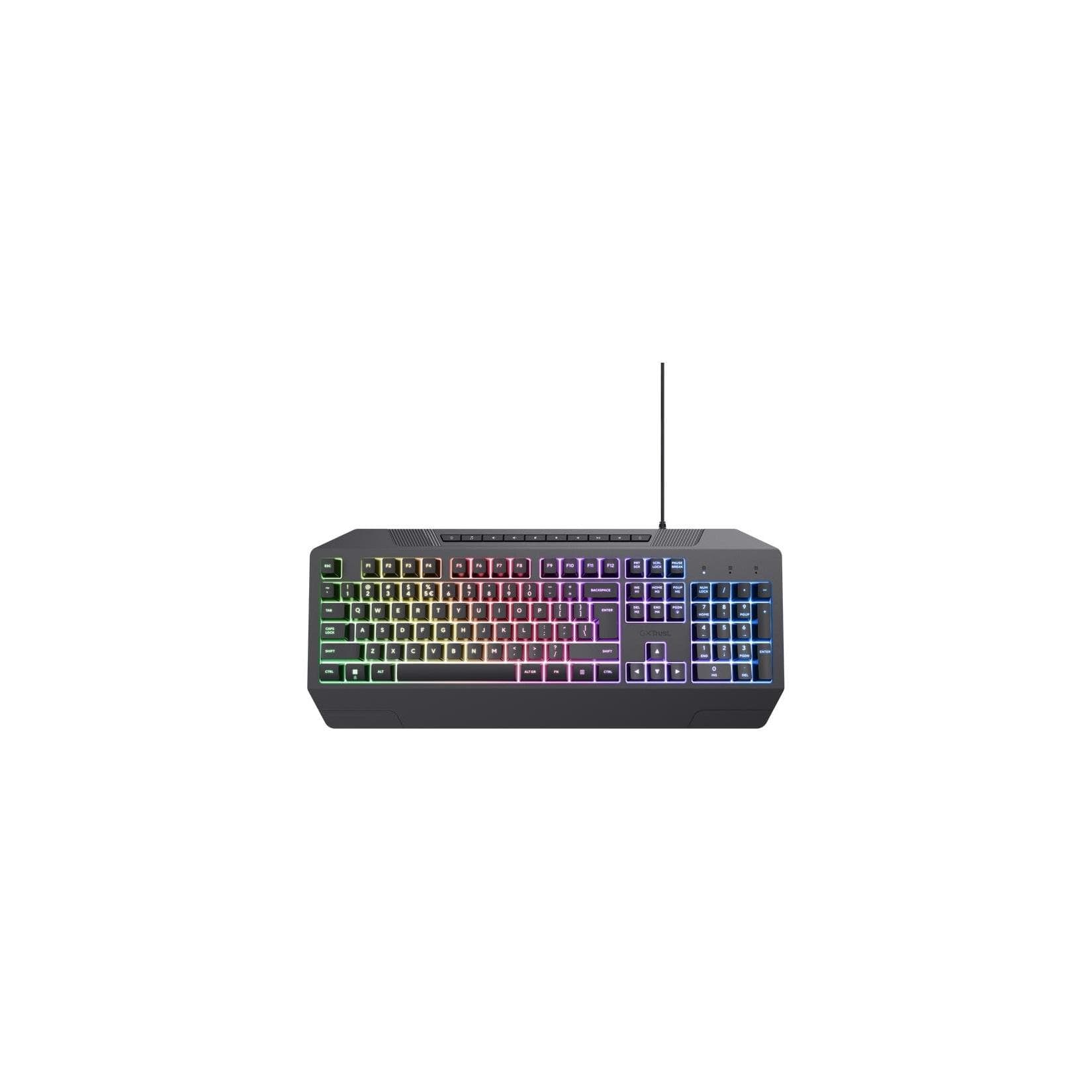 Trust GXT 836 EVOCX Gaming-Tastatur RGB Soft-Touch