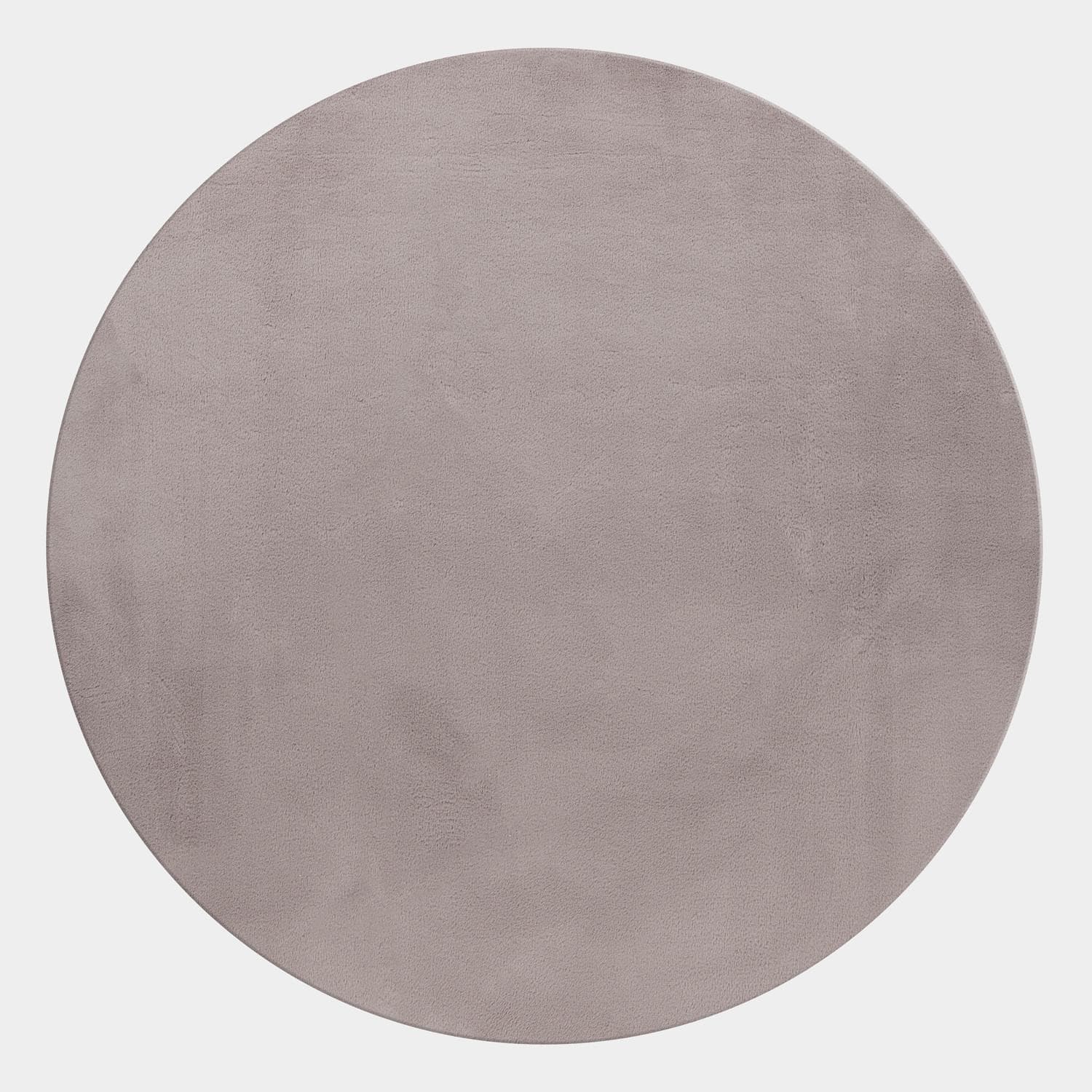 AYYILDIZ TEPPICHE POUFFY 5100 Hochflor-Teppich Beige Rund