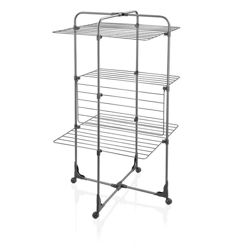 Leifheit Classic Tower 270 Wäscheständer Schwarz - Platzsparend & Flexibel