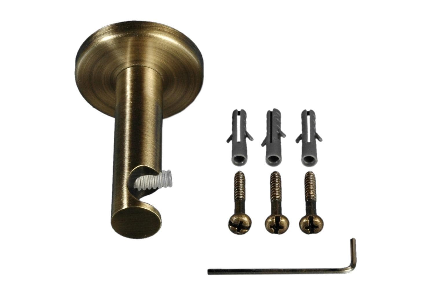 Gardinenstangenhalter LIEDECO Messingfarben Ø 16 cm