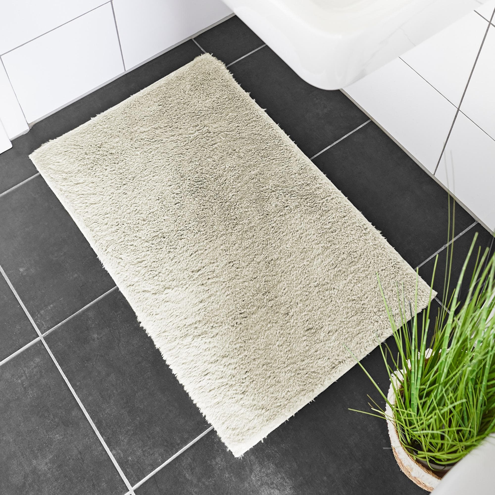 ANDIAMO Badematte Florida Beige Kuschelig Rutschhemmend