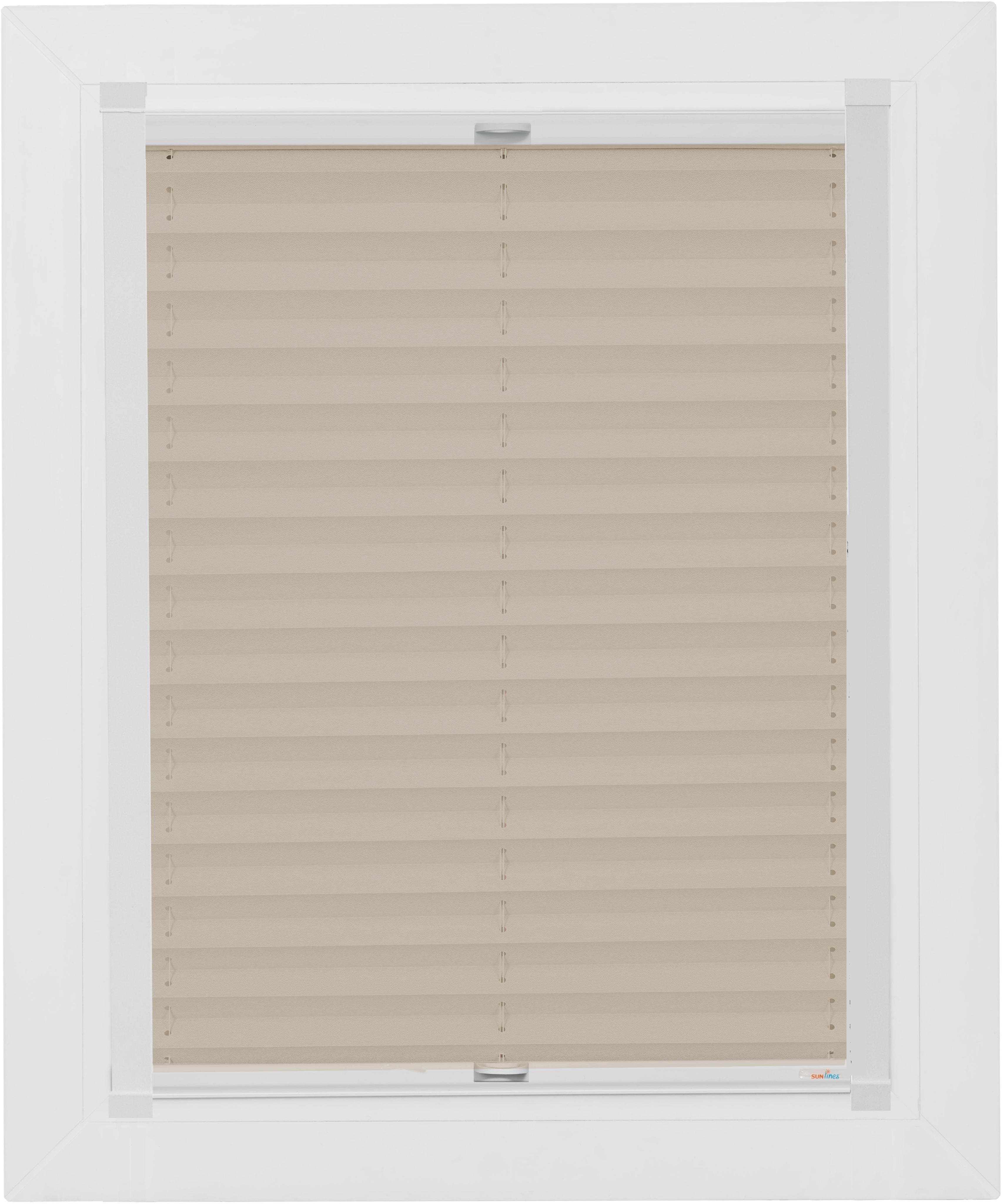Dachfensterplissee SUNLINES Young Style Energy Saving Beige Weiß