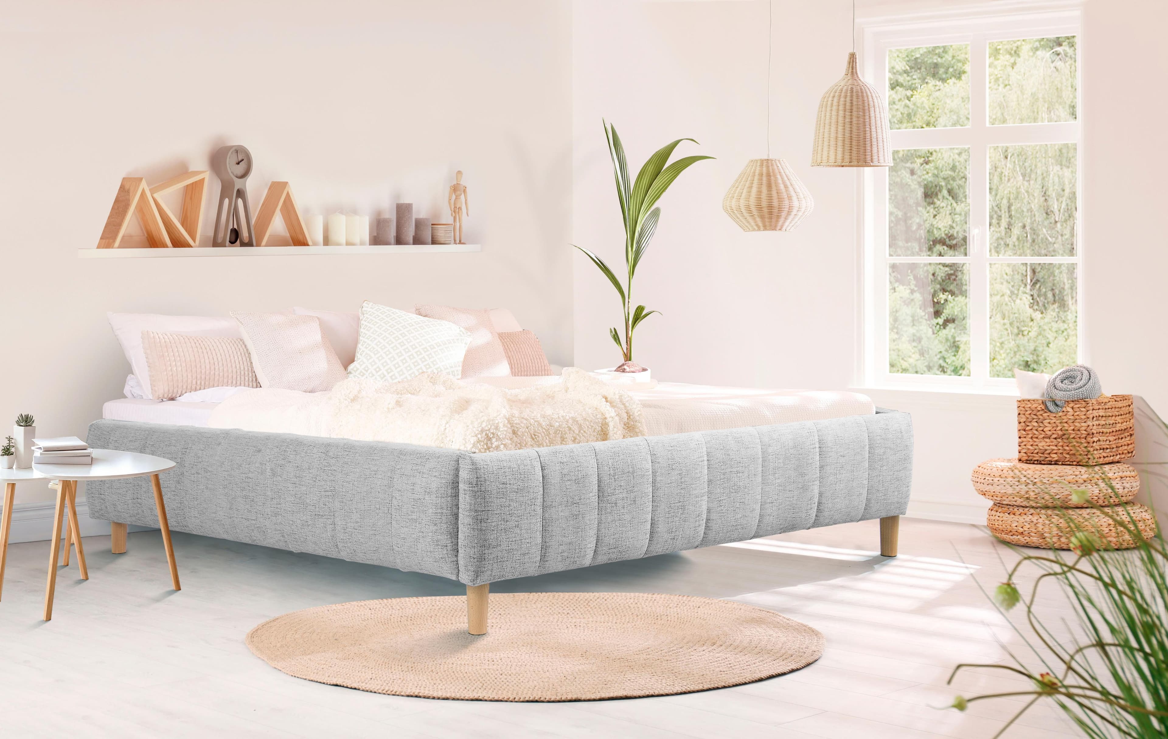 Polsterbett mit Rollrost - Komfort & Design