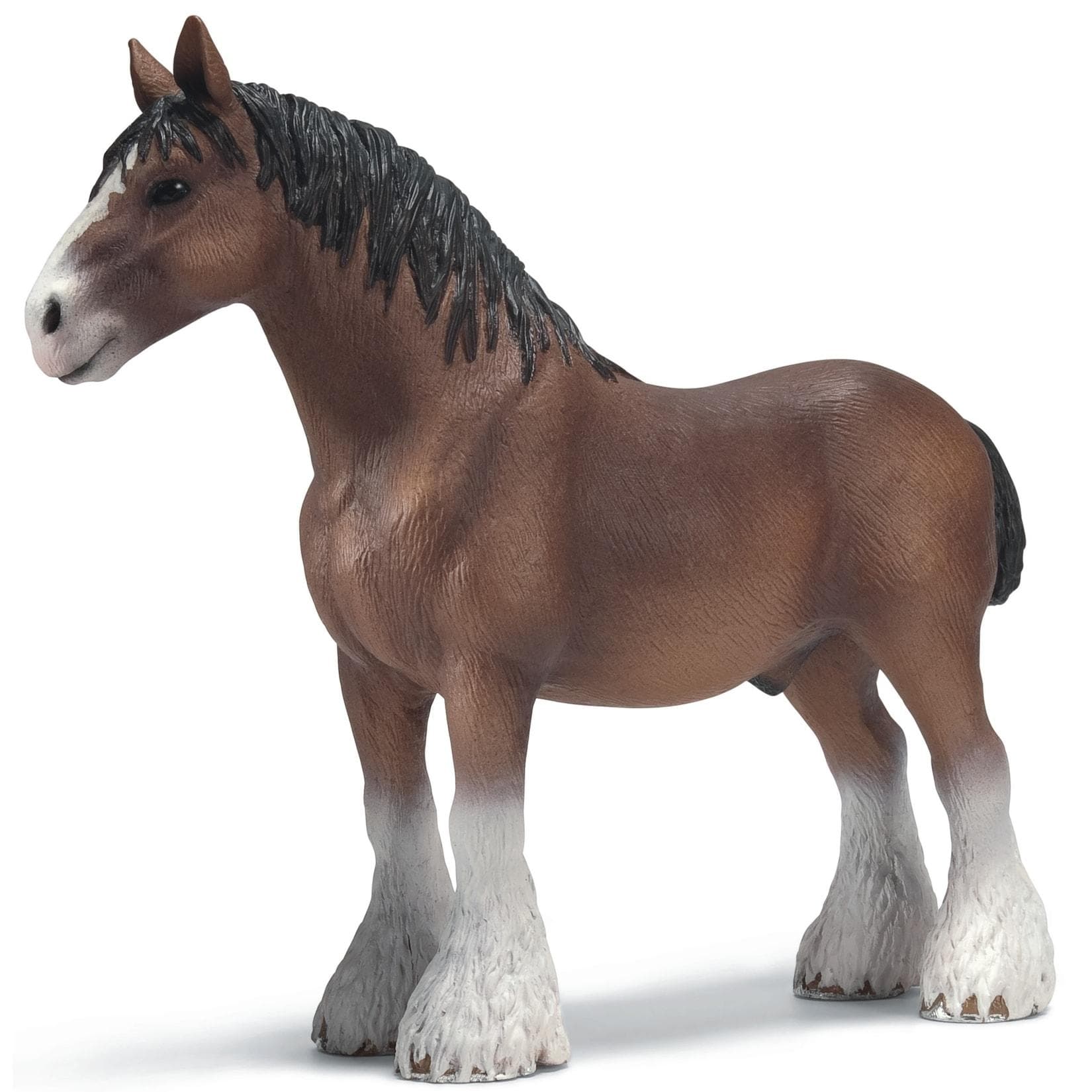 Schleich 13670 Clydesdale Wallach Kaltblut Pferd Spielzeug