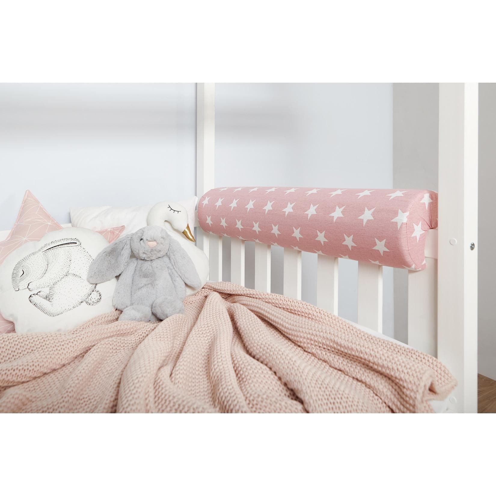 TiCAA Kinder Nackenrolle für Hochbett Bunt Baumwolle