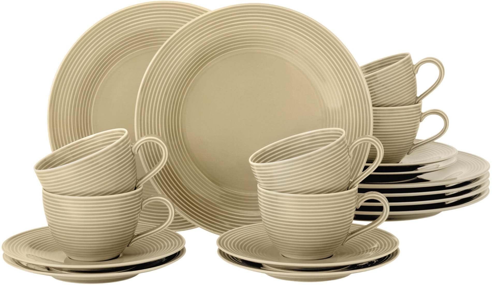 Seltmann Weiden Kaffeeservice Beat Color Glaze 18-teilig
