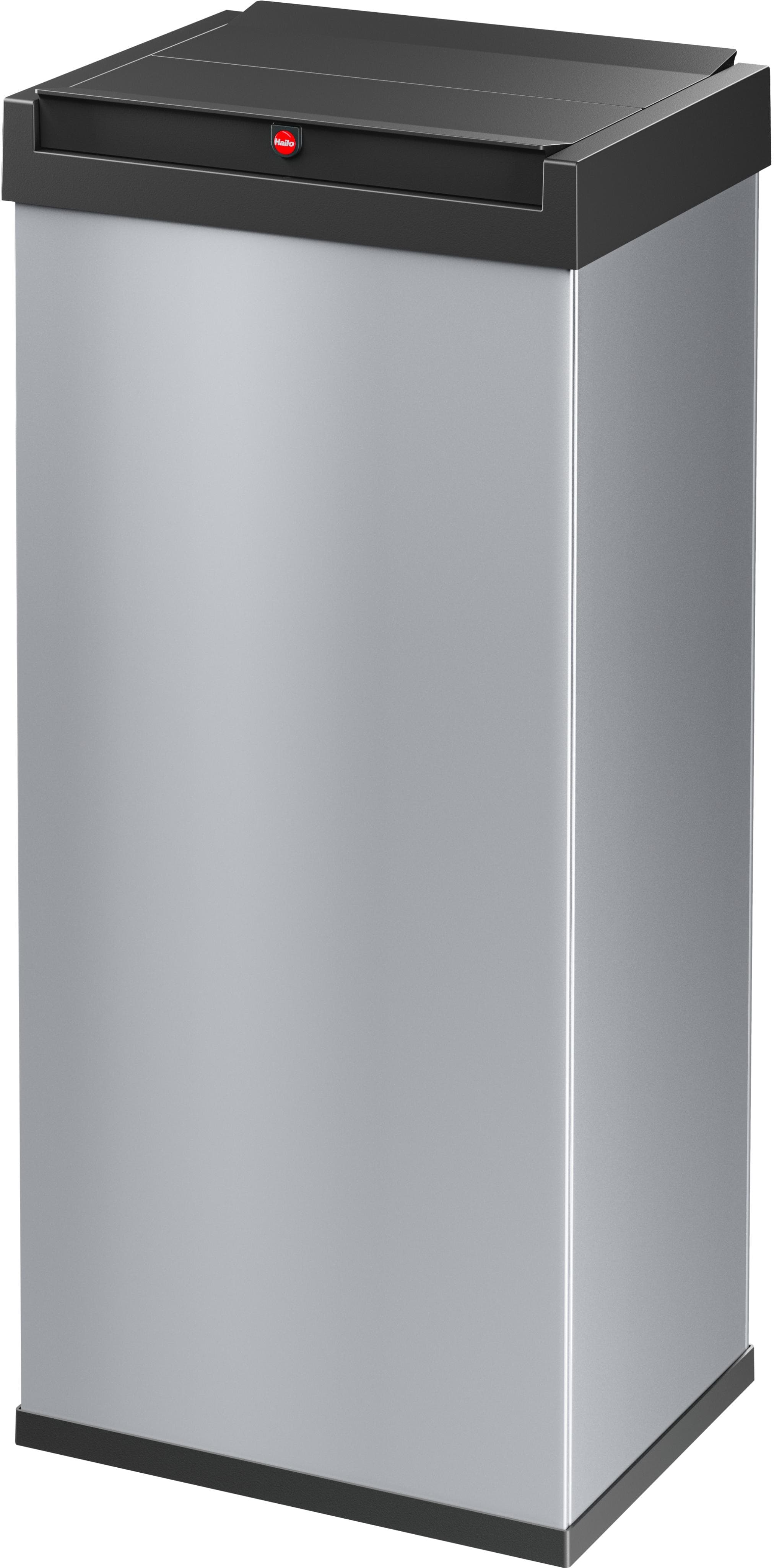 Hailo Mülleimer Big-Box Swing XL 52 l Edelstahl Schwarz