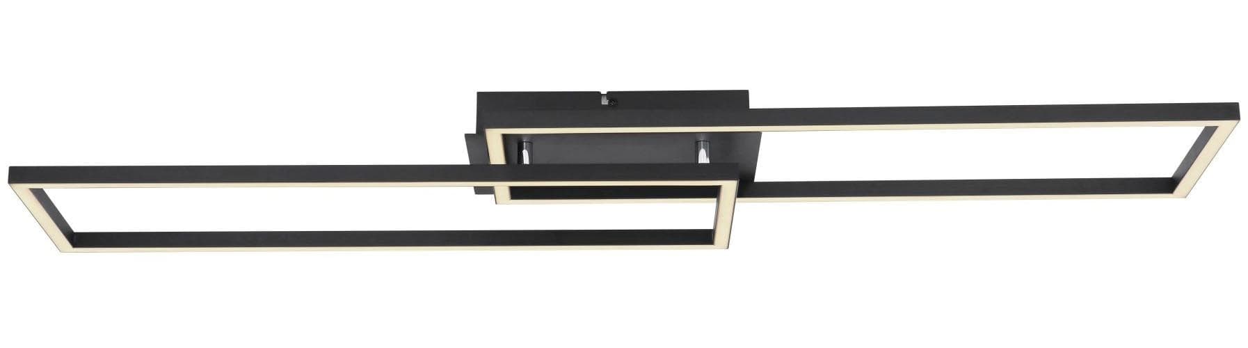 GLOBO LIGHTING Deckenleuchte TATJANA: LED Schwarz mit Memoryfunktion