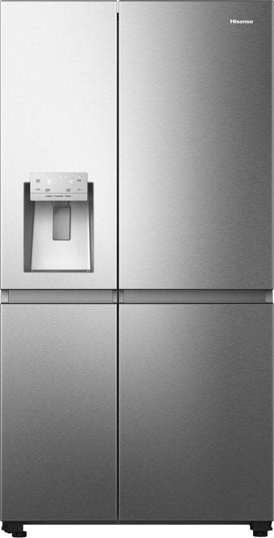 HISENSE Side-by-Side Kühlschrank RS818N4T silber No Frost Plus