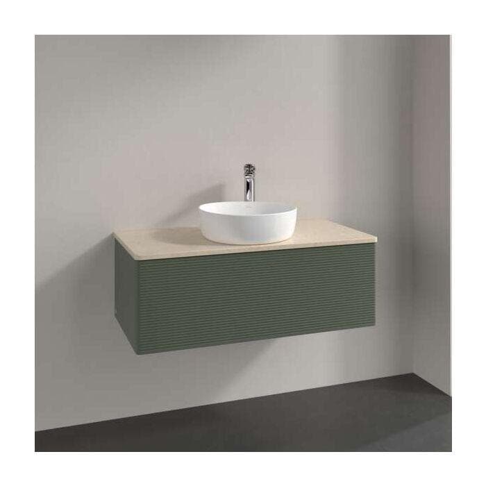 Villeroy & Boch Antao Waschtisch-Unterschrank 100 cm grün matt
