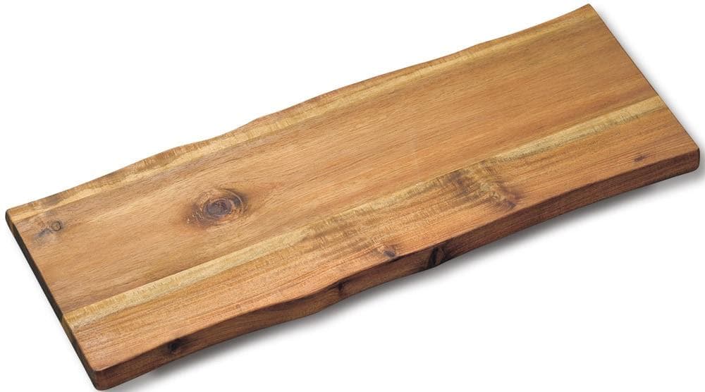 KESPER Servierbrett Akazienholz Beige Geschwungener Rand