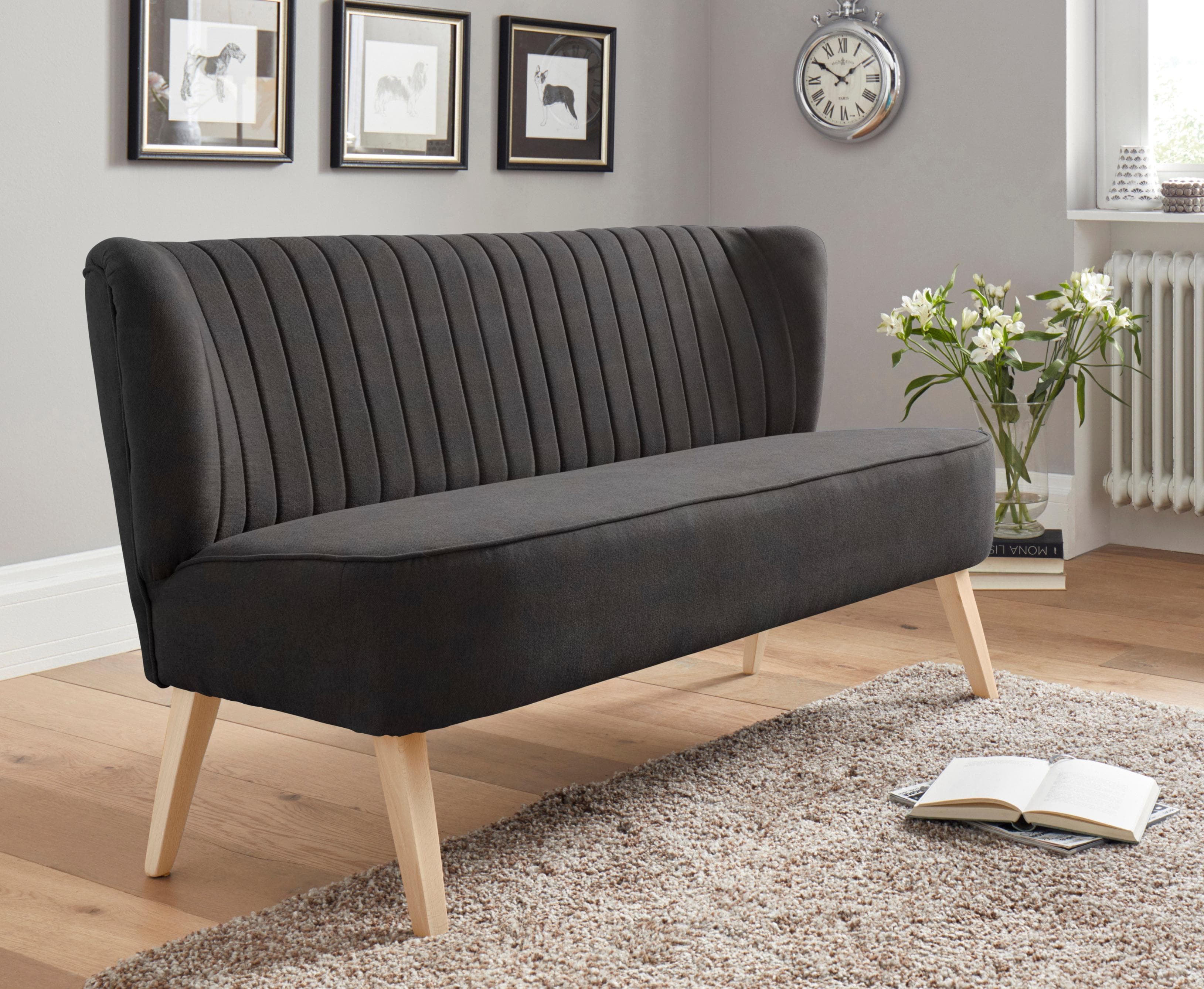 HOME AFFAIRE Campi 2-Sitzer Küchensofa Dunkelbraun