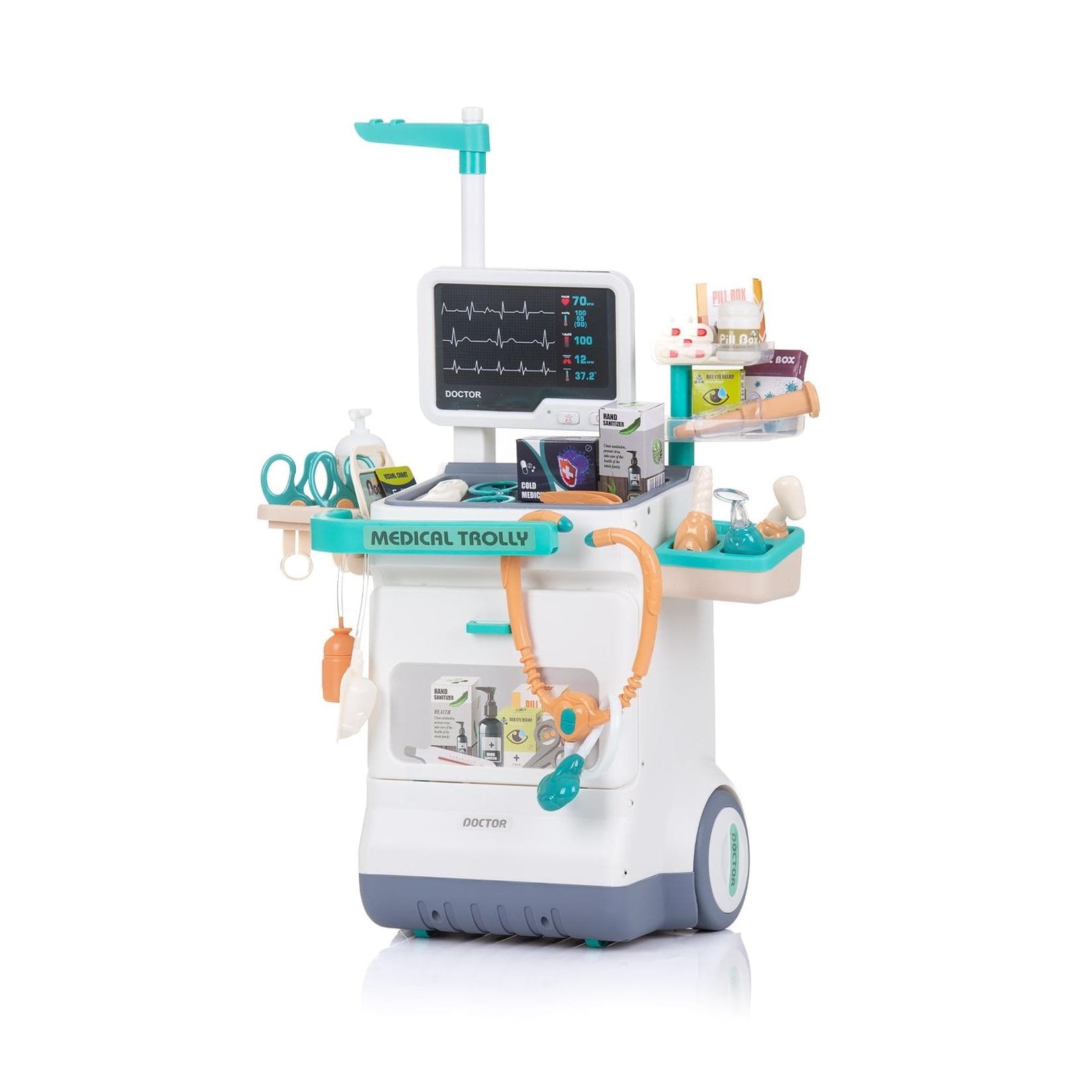 Chipolino Kinderspielzeug-Set Arzt 26-teilig mit Geräuschen und Licht