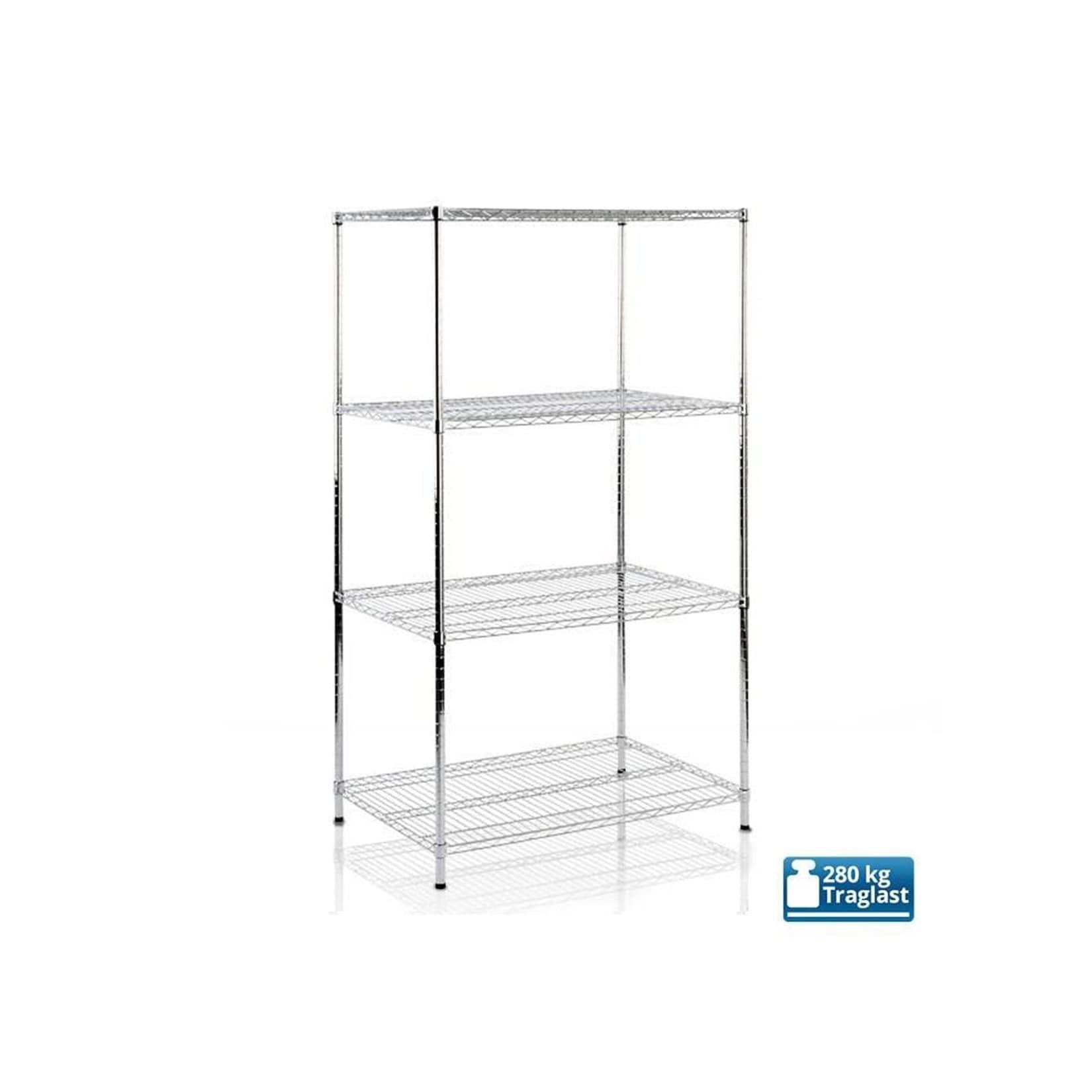 casa pura Regal Everest Silber Gitterregal