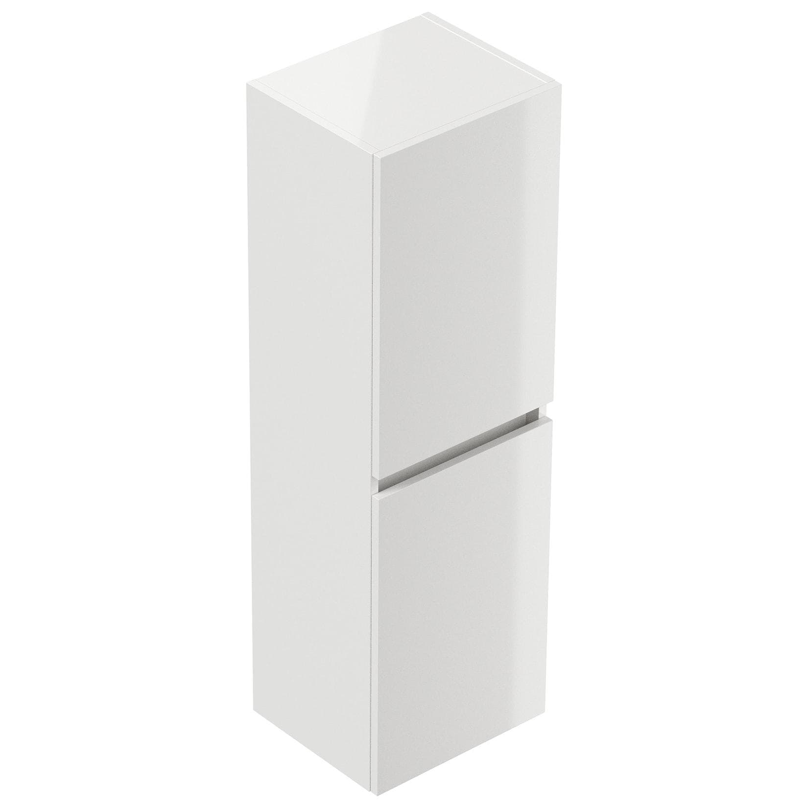 Limes Badezimmer Hochschrank 112cm Softclose Wandmontage Weiß