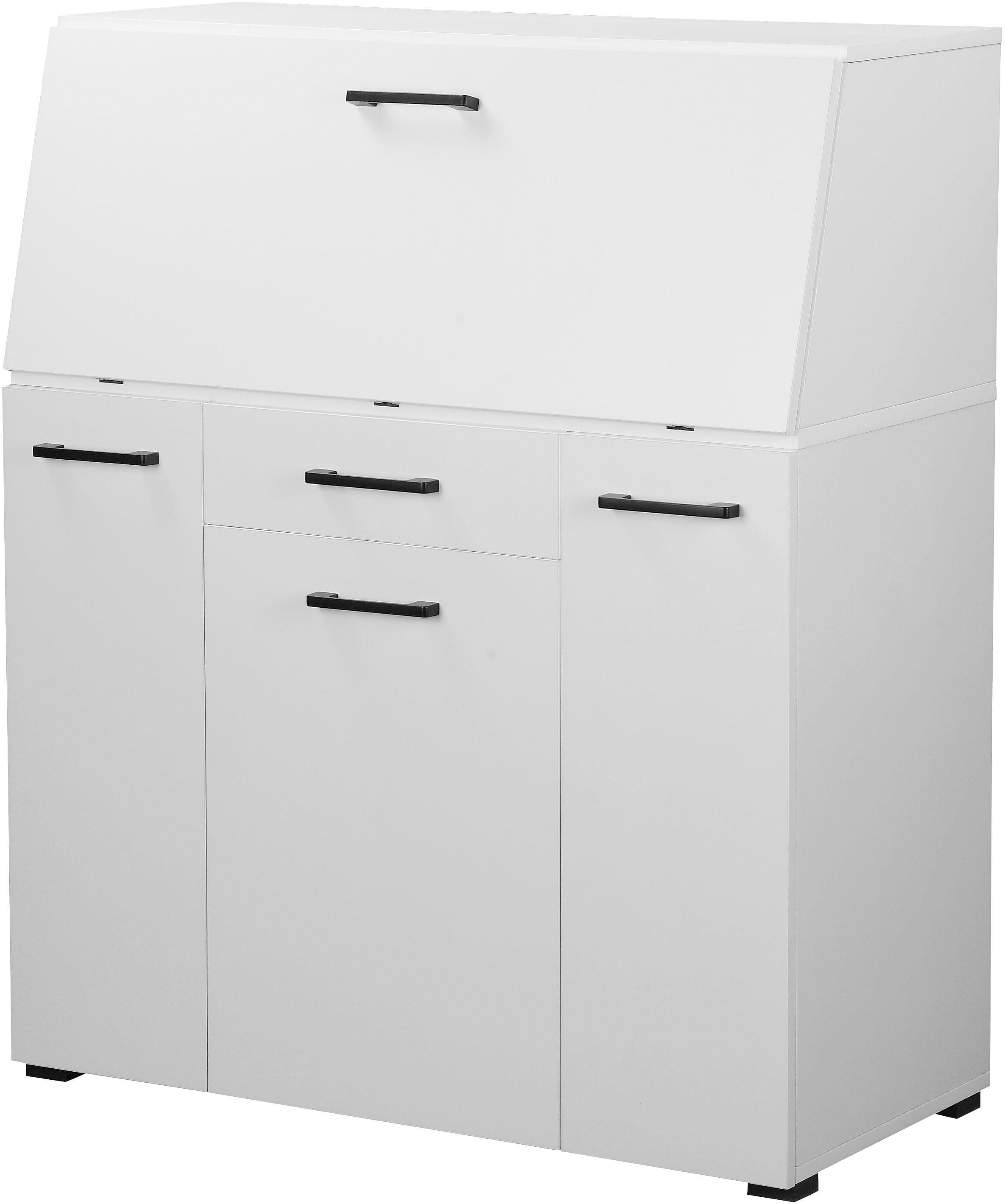OTTO HOME Sekretär Moid Weiß Moderner Home-Office-Schreibtisch