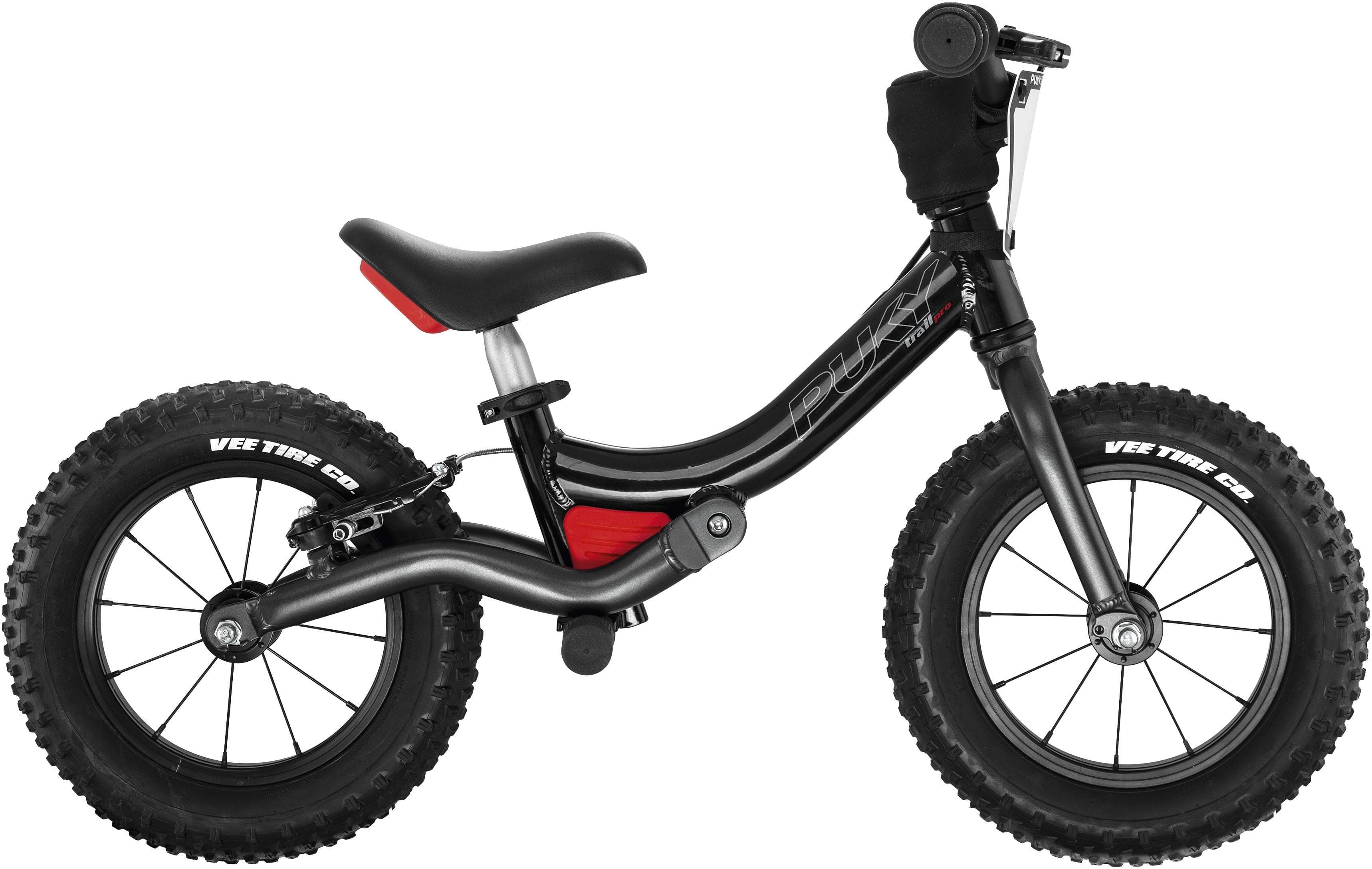 PUKY LR Trail PRO Laufrad schwarz mit Federung
