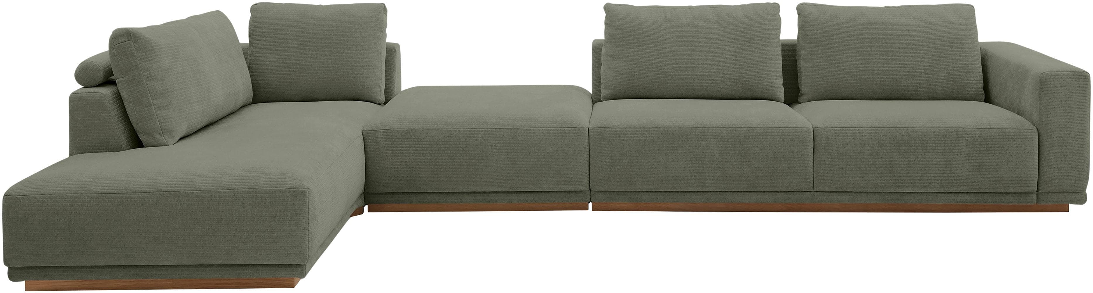 Wohnlandschaft MUSTERRING turtle Anreihsofa mit Armlehne rechts Eckteil links
